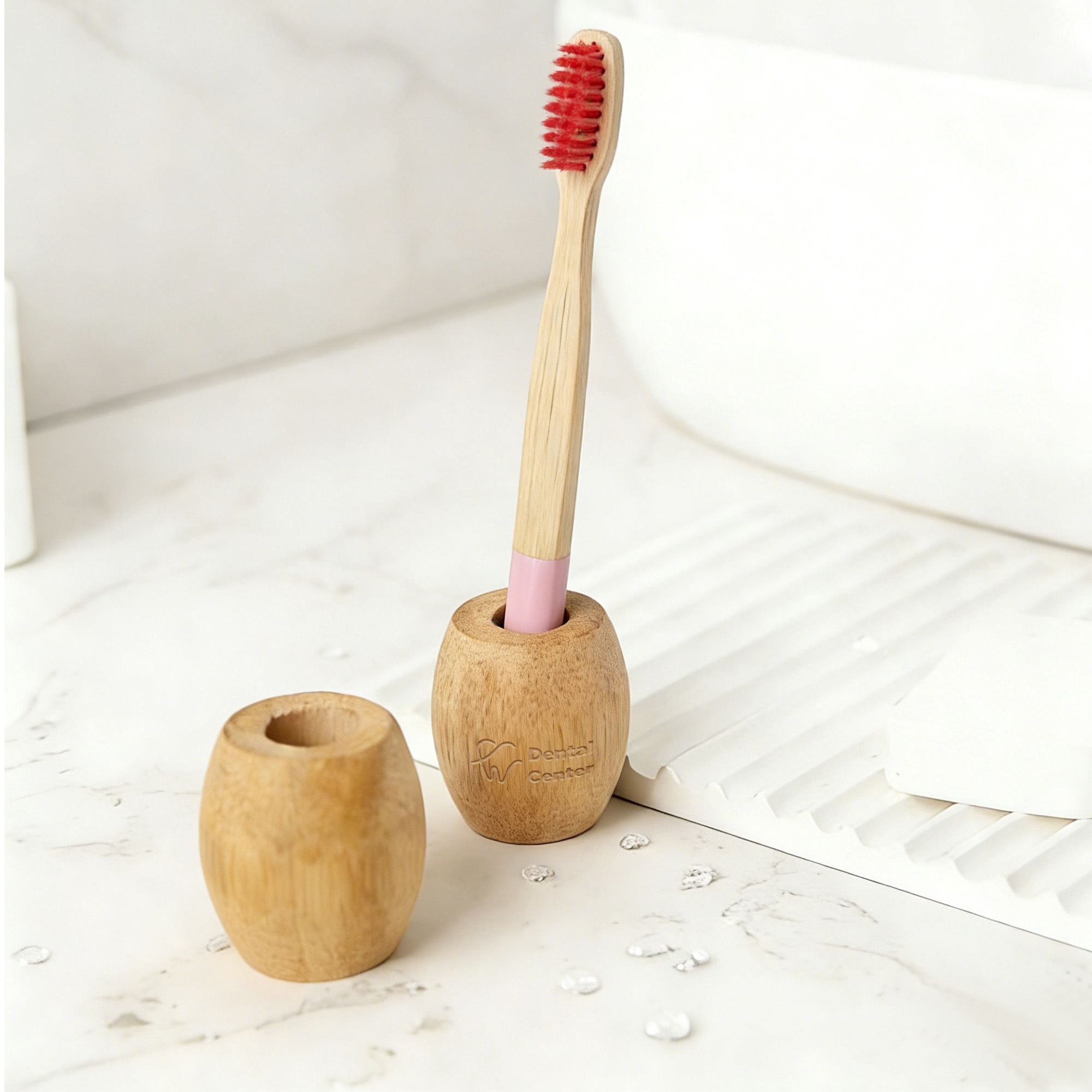Bamboo Toothbrush Stand - Image 7