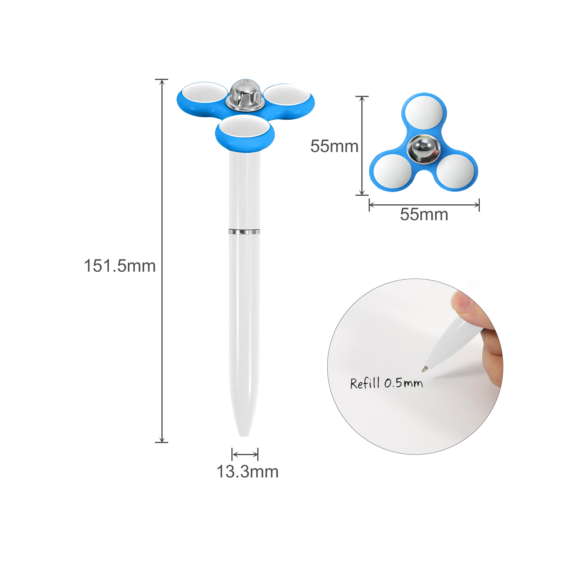 Spinning Topper Fidget Pen B - Image 7