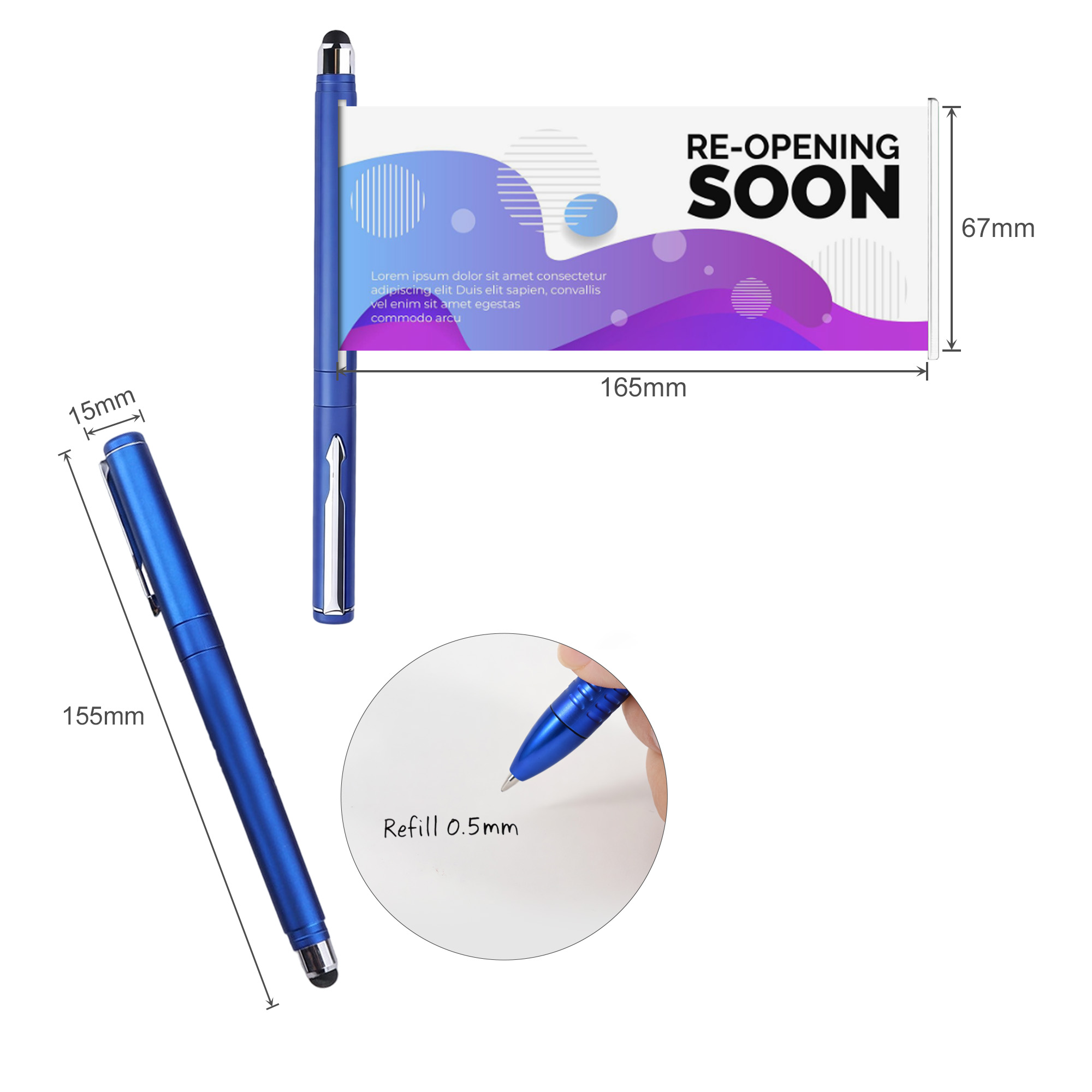 2 in 1 Commercial Banner Pen - Image 6
