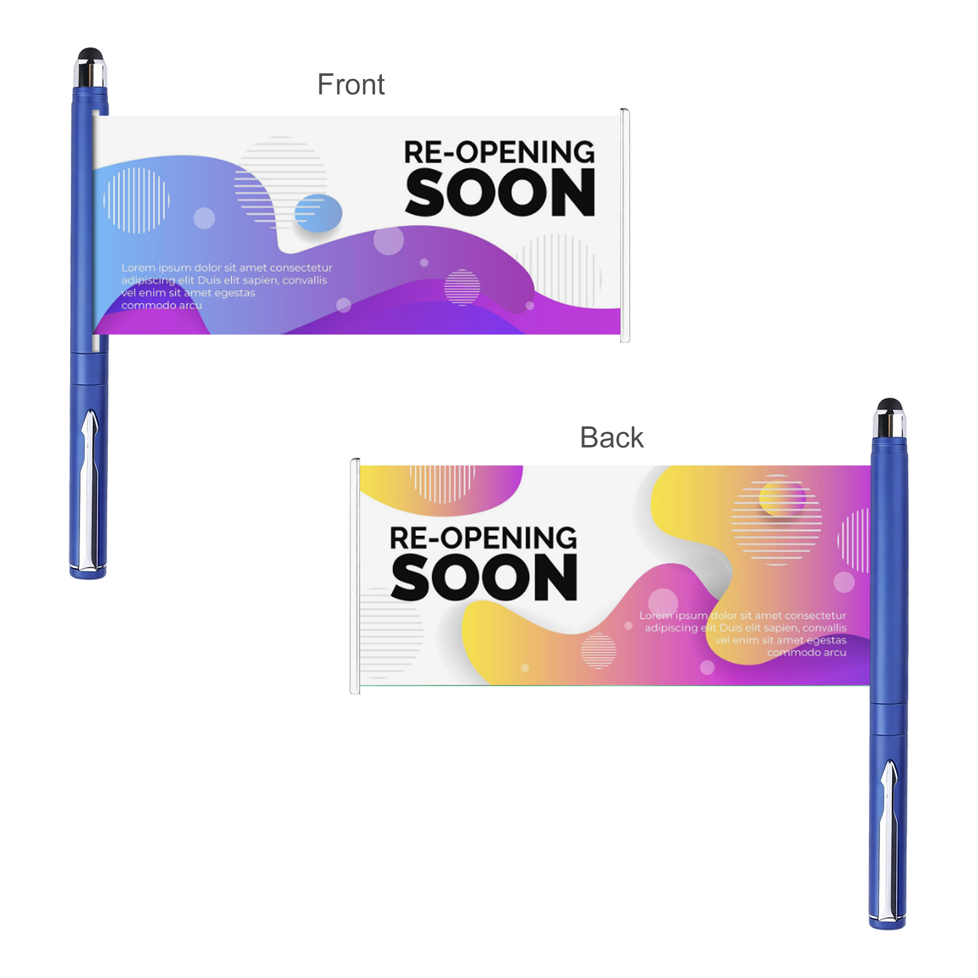 2 in 1 Commercial Banner Pen - Image 8