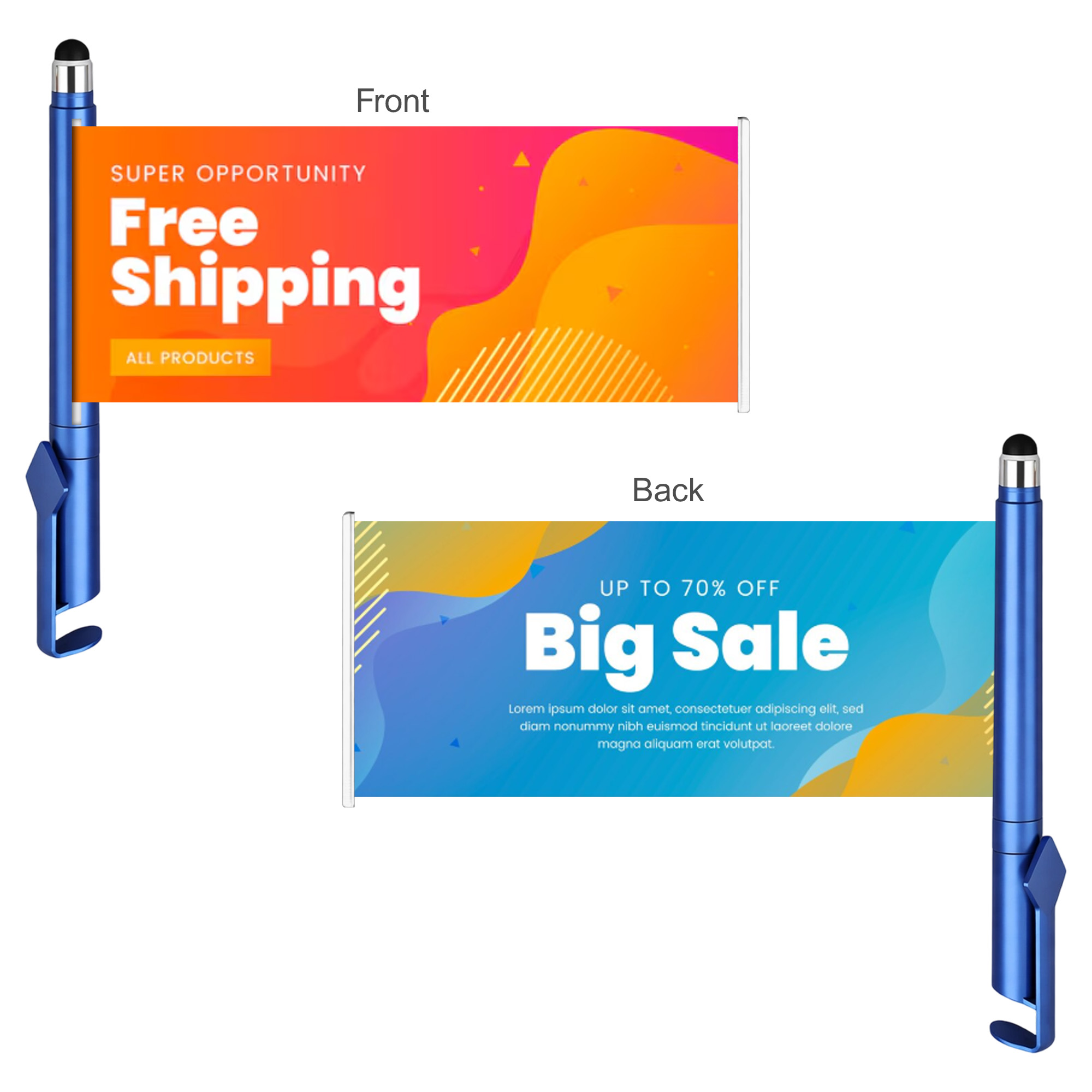 4 in 1 QR Code Banner Pen - Image 9