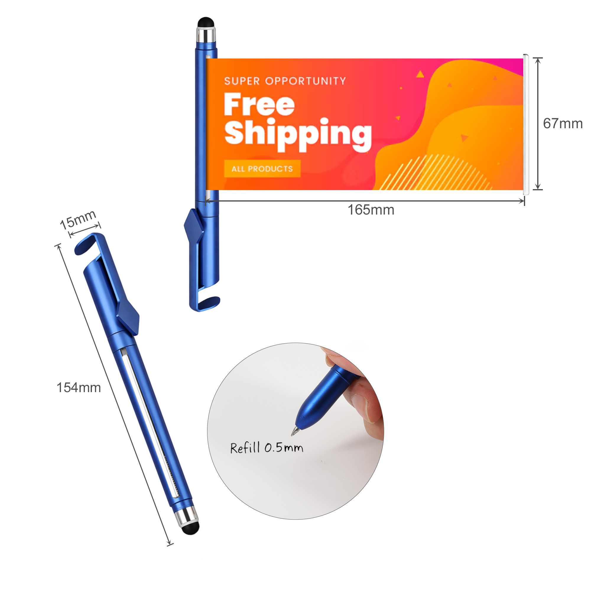 4 in 1 QR Code Banner Pen - Image 7