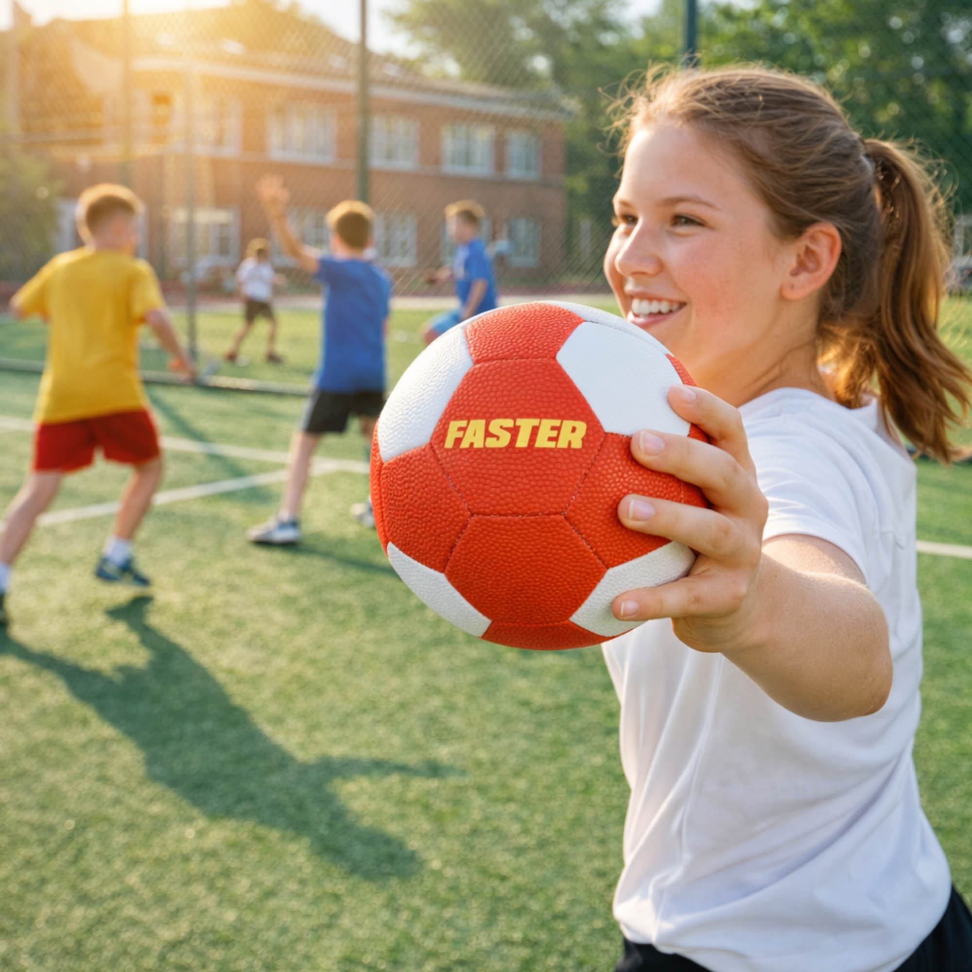Machine-Stitched PU Handball - Image 14