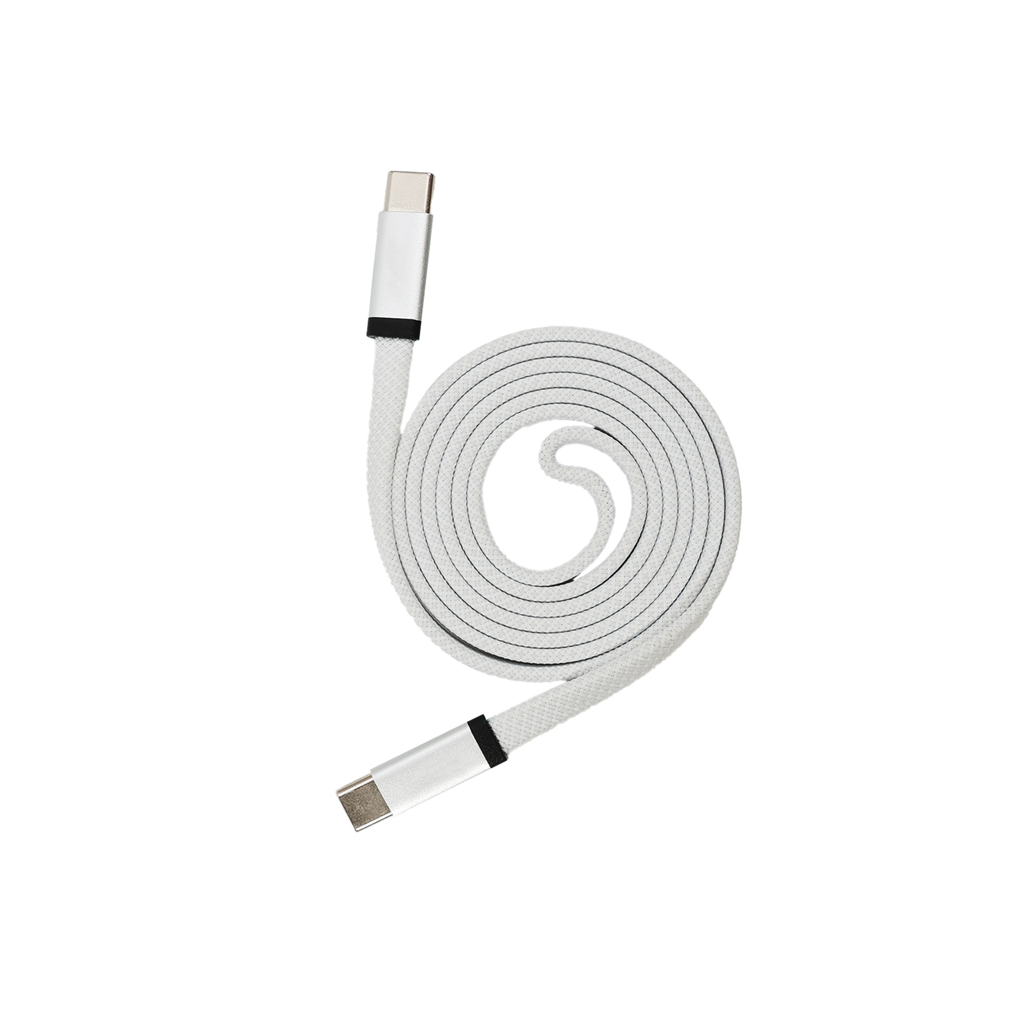 100W Magnetic Flat Braided Charging Cable - Image 2