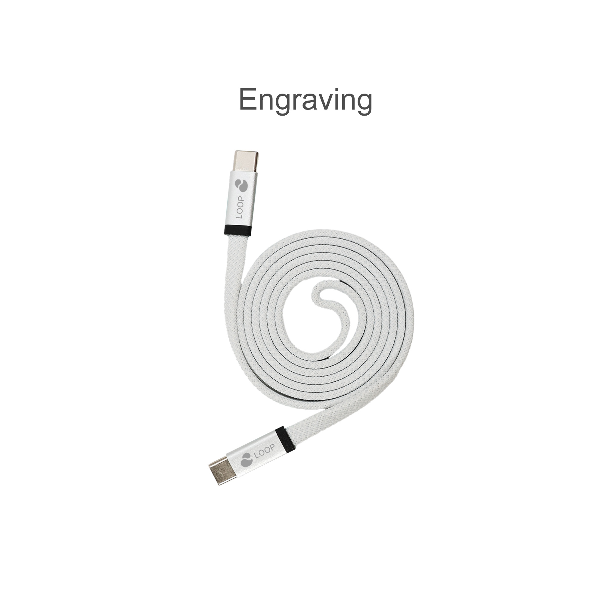 100W Magnetic Flat Braided Charging Cable - Image 6