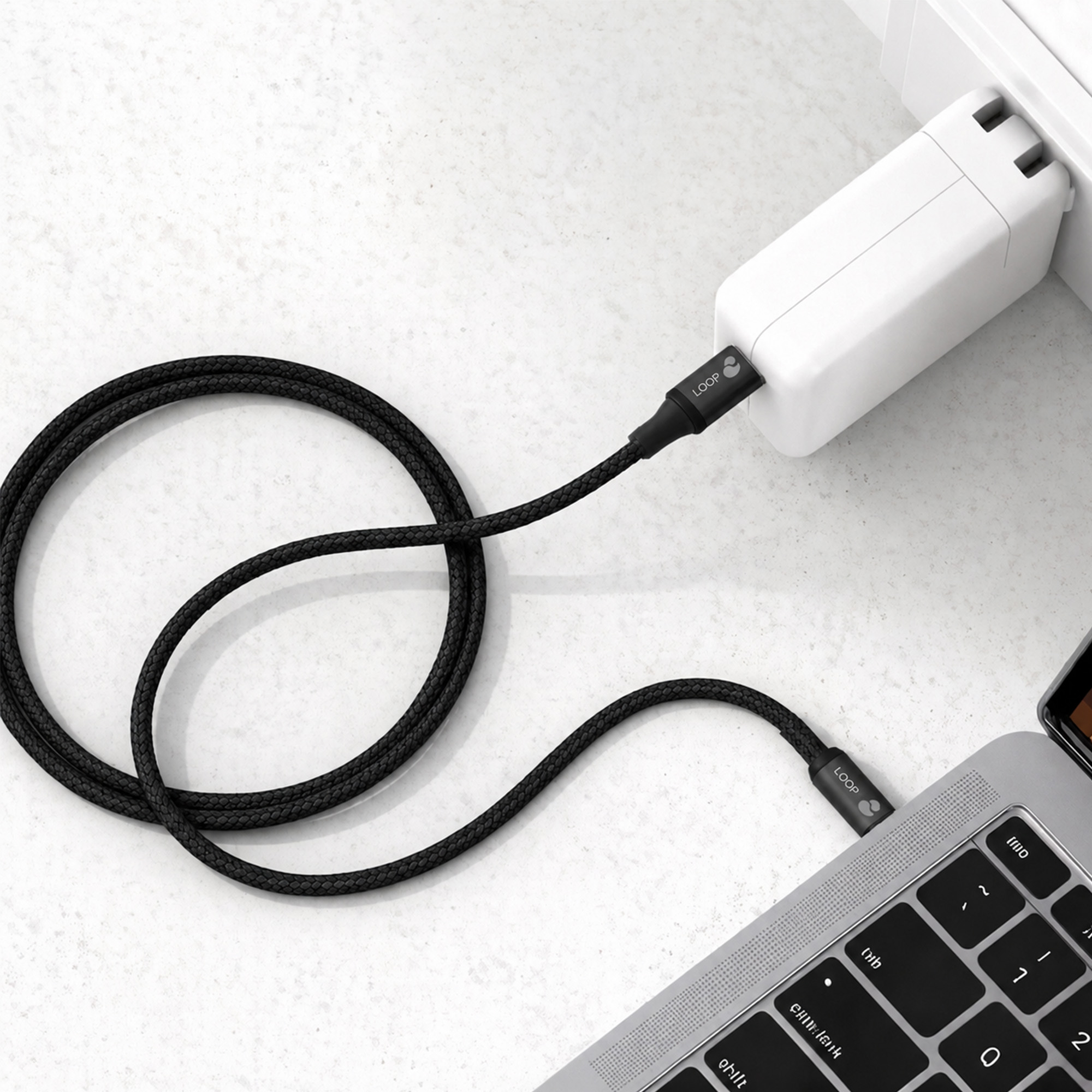 100W Magnetic Flat Braided Charging Cable - Image 8