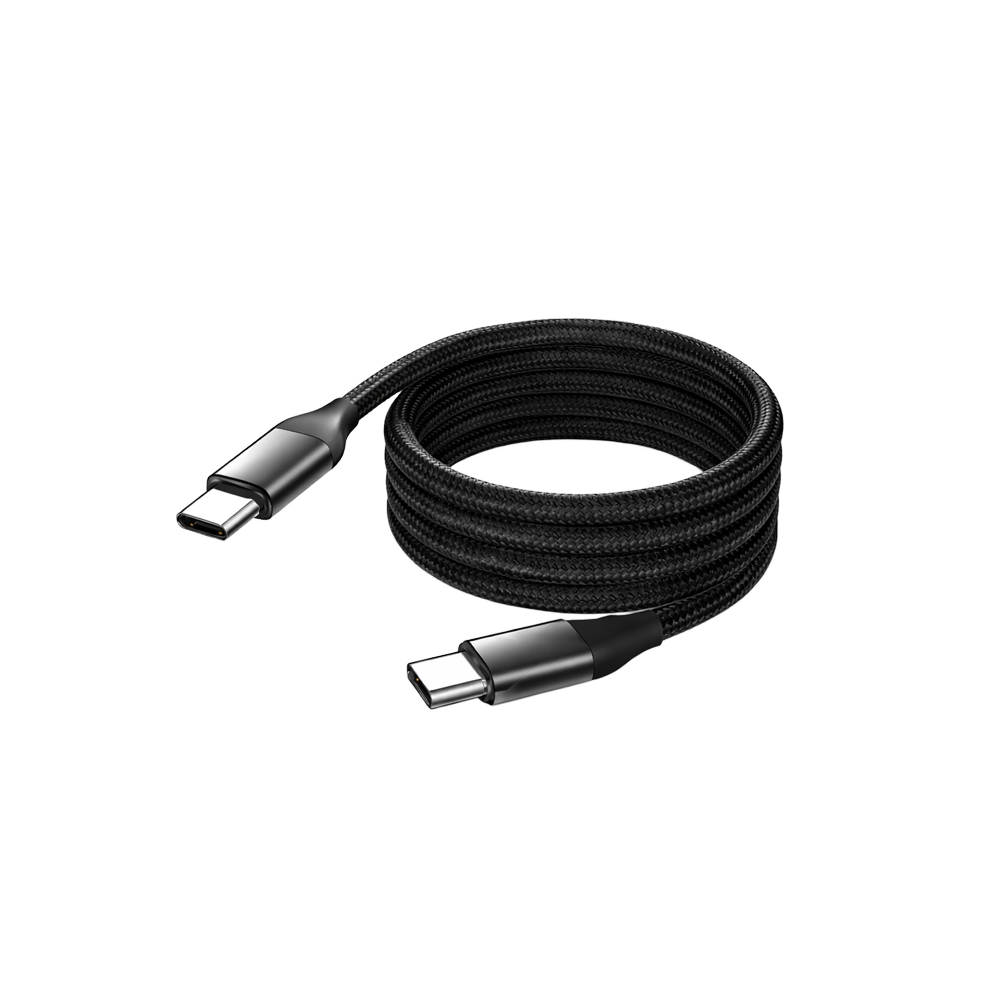 100W Magnetic Round Braided Charging Cable - Image 3