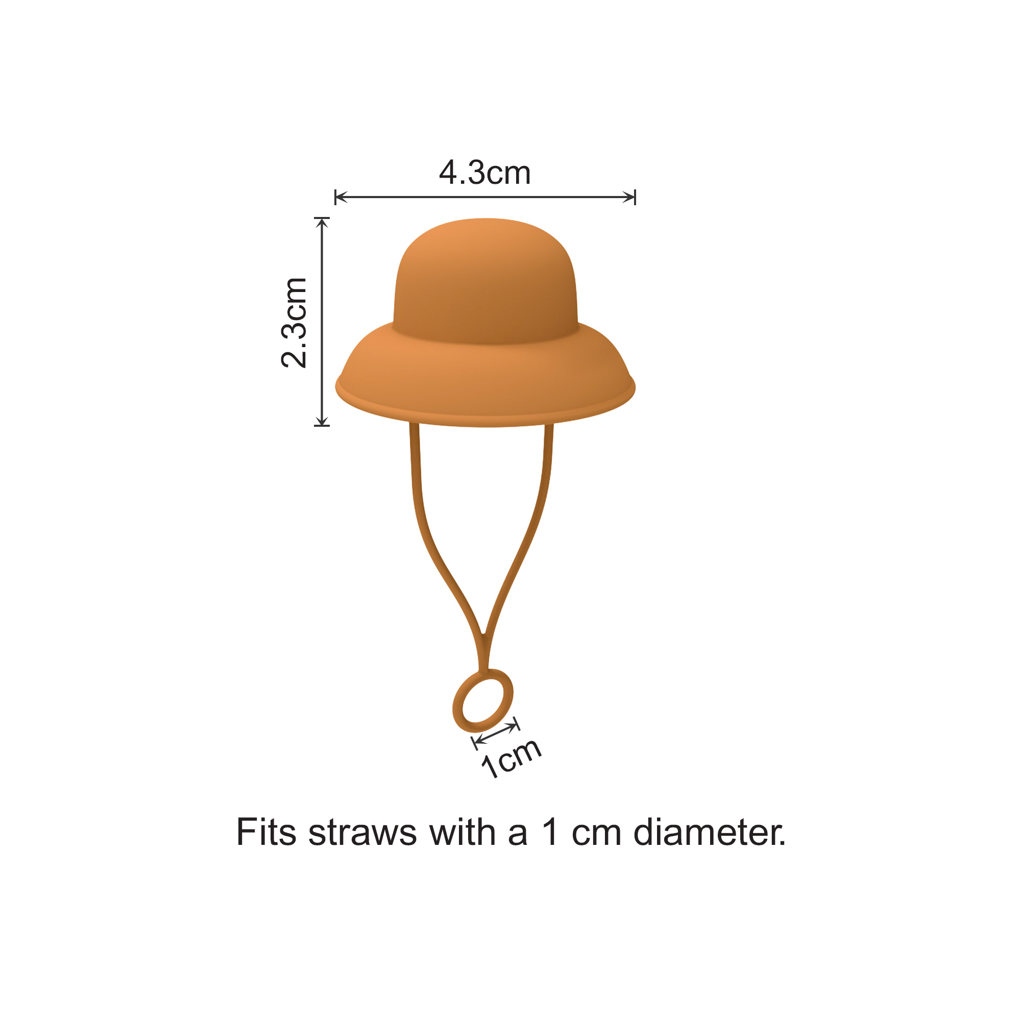Bucket Hat Silicone Straw Cover - Image 6