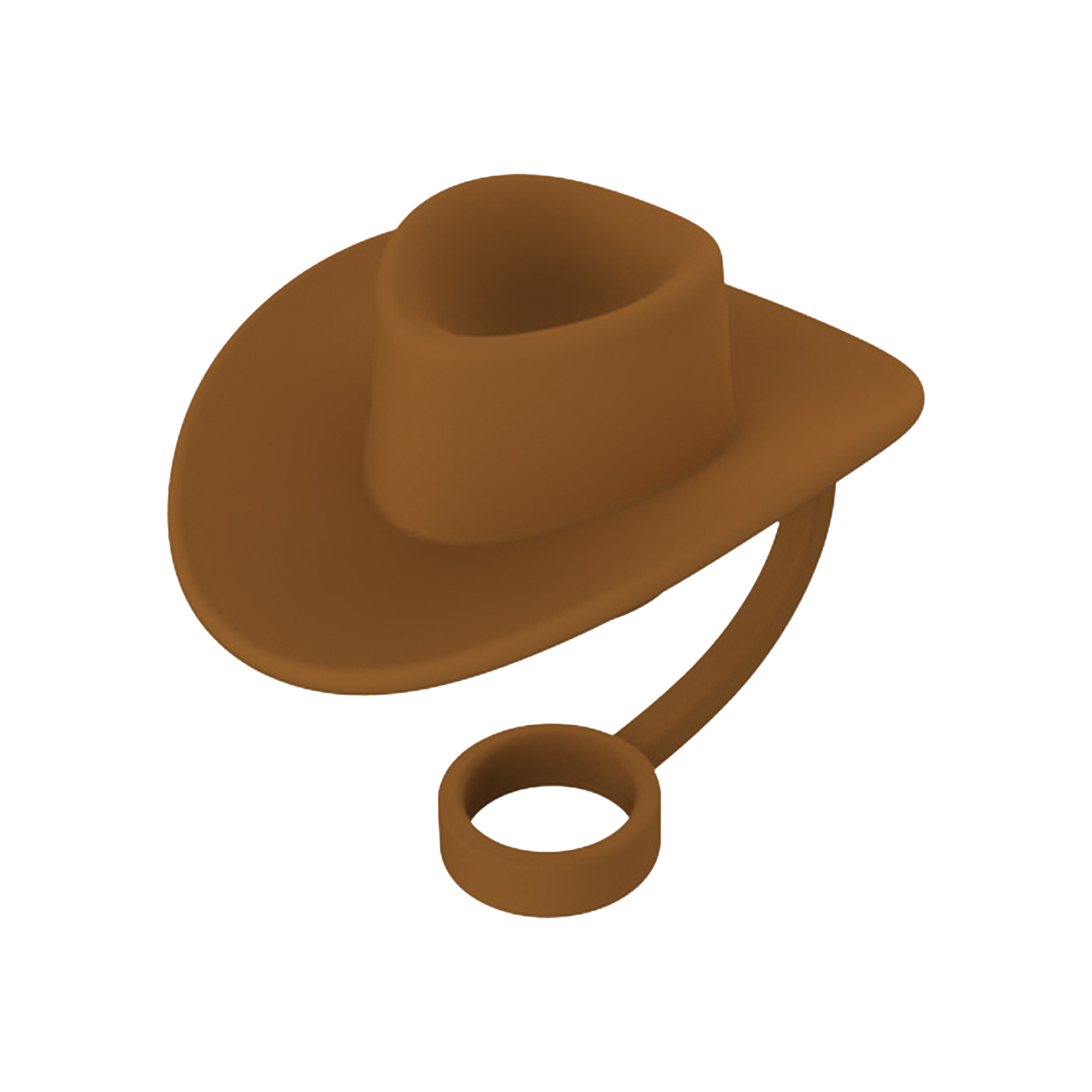 Cowboy Hat Silicone Straw Cover - Image 4