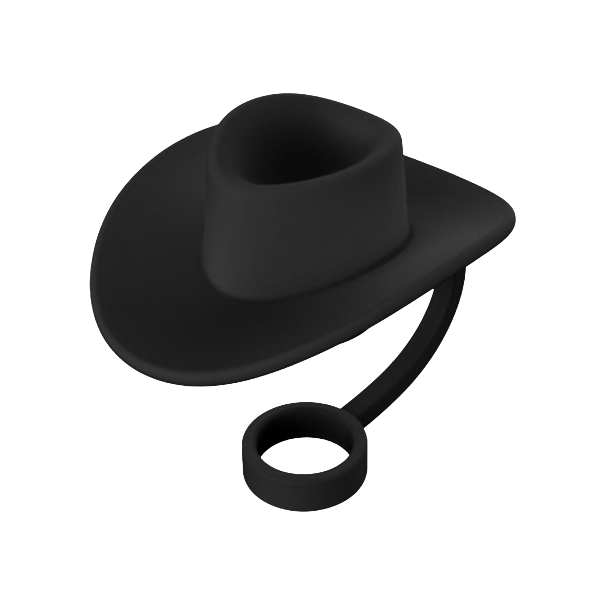 Cowboy Hat Silicone Straw Cover - Image 3