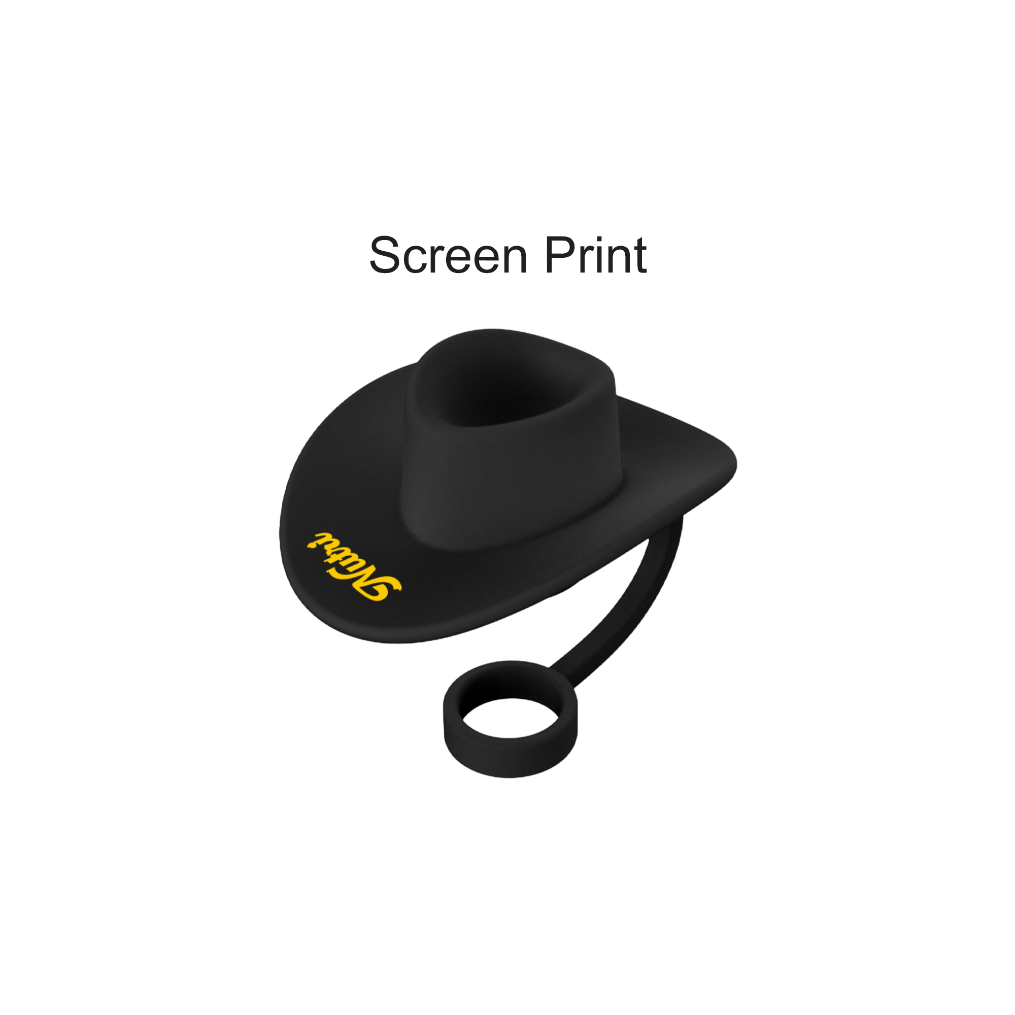 Cowboy Hat Silicone Straw Cover - Image 7