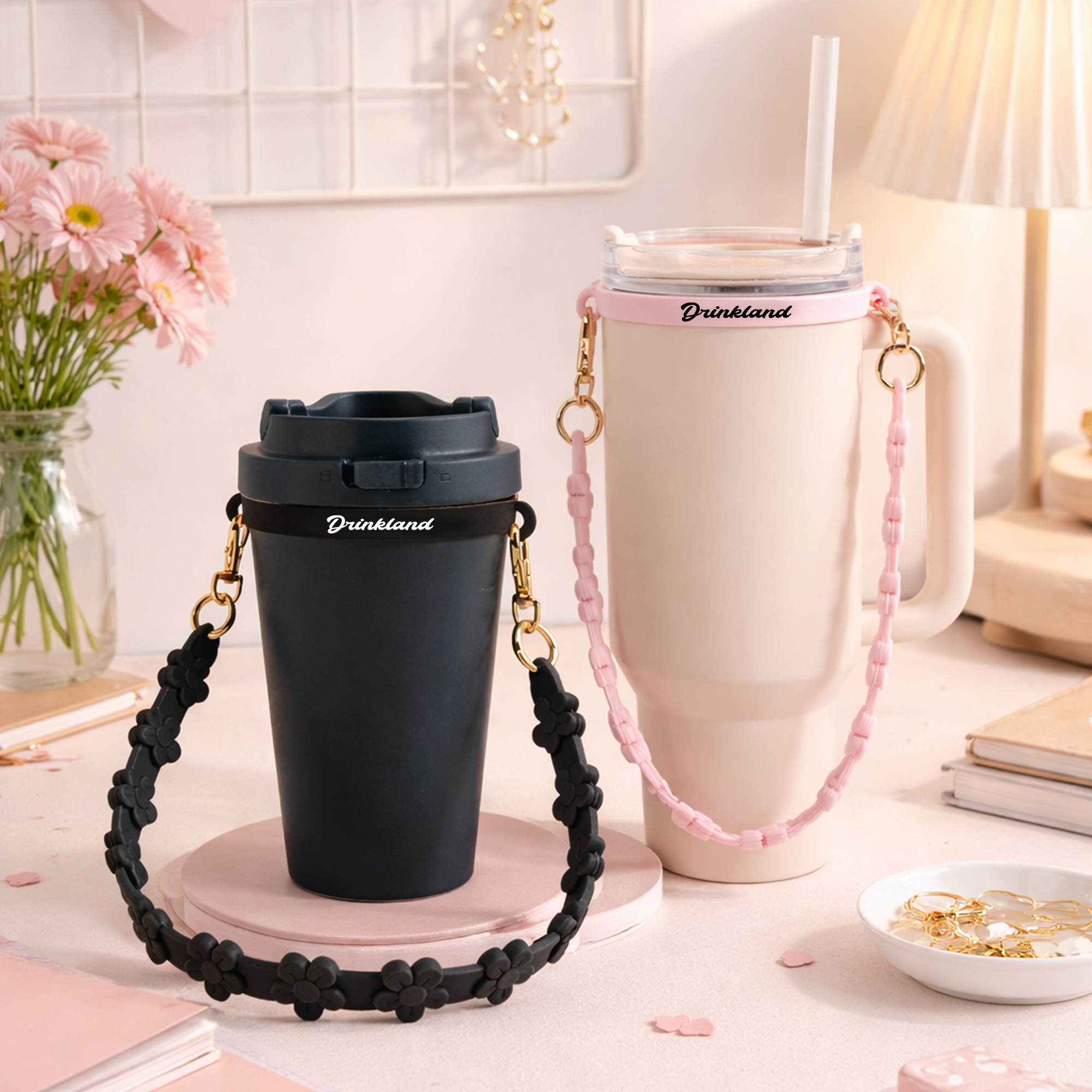 Silicone Flower Tumbler Strap - Image 10