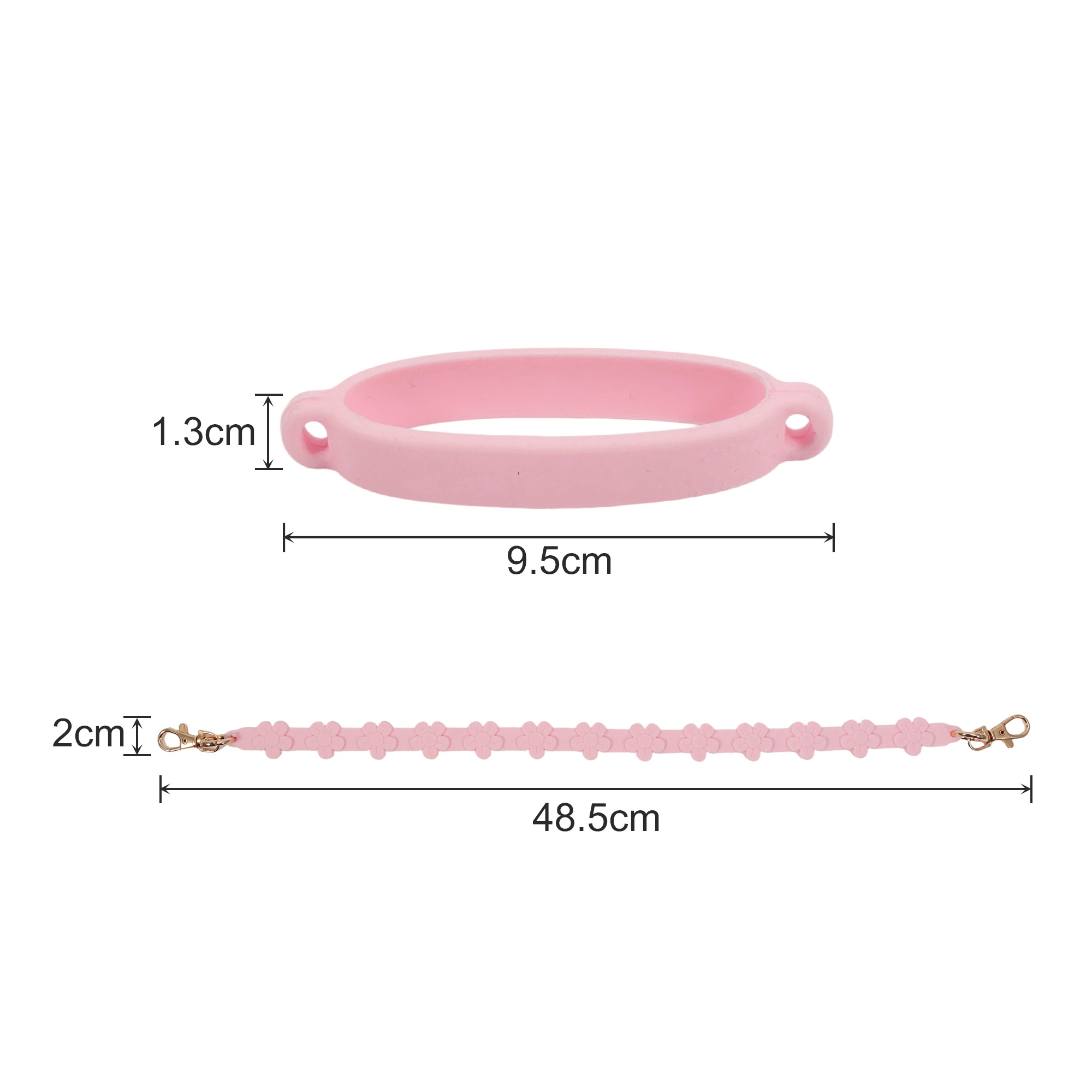 Silicone Flower Tumbler Strap - Image 7