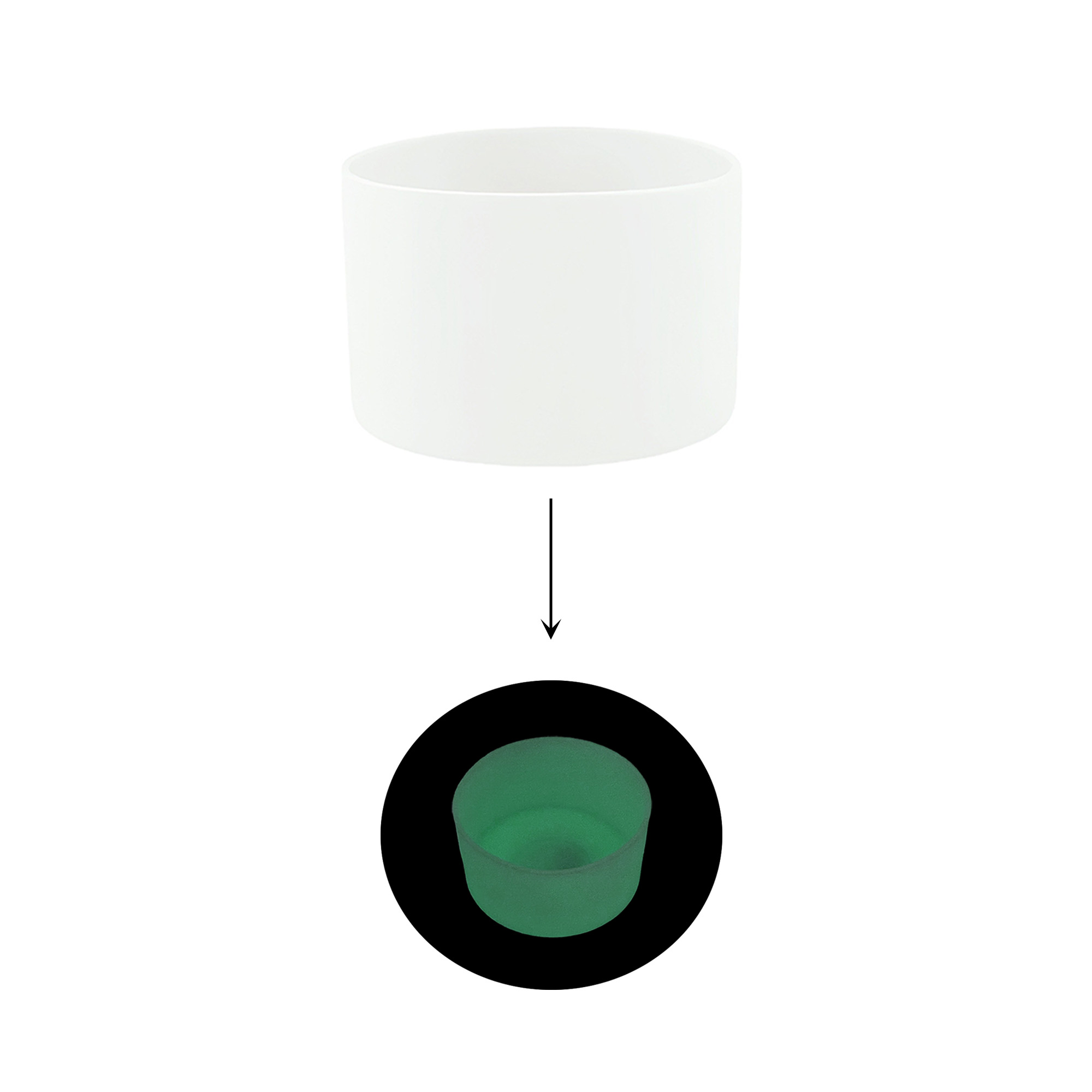 Glow in the Dark Silicone Boot for Tumbler - Image 3