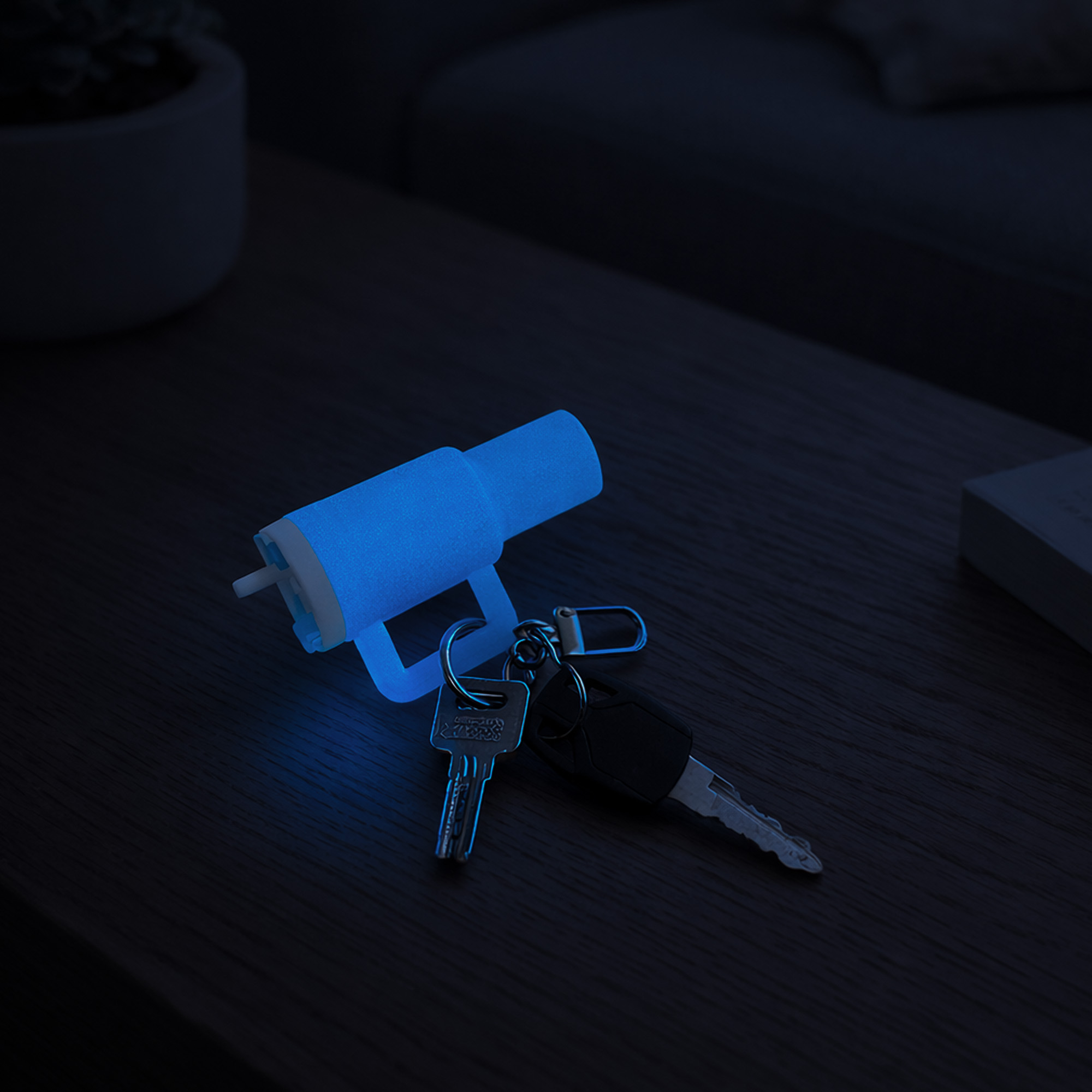 Glow in the Dark Mini Tumbler Keyring - Image 14