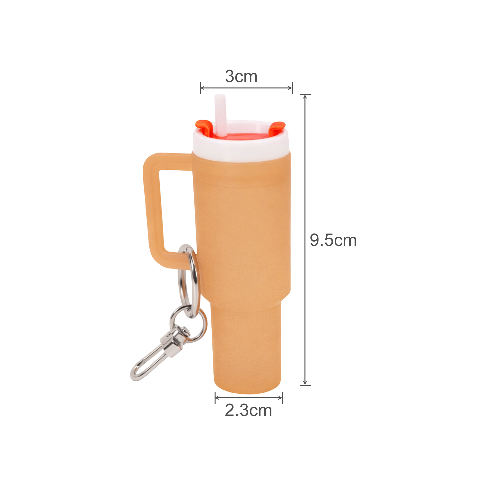 Glow in the Dark Mini Tumbler Keyring - Image 8