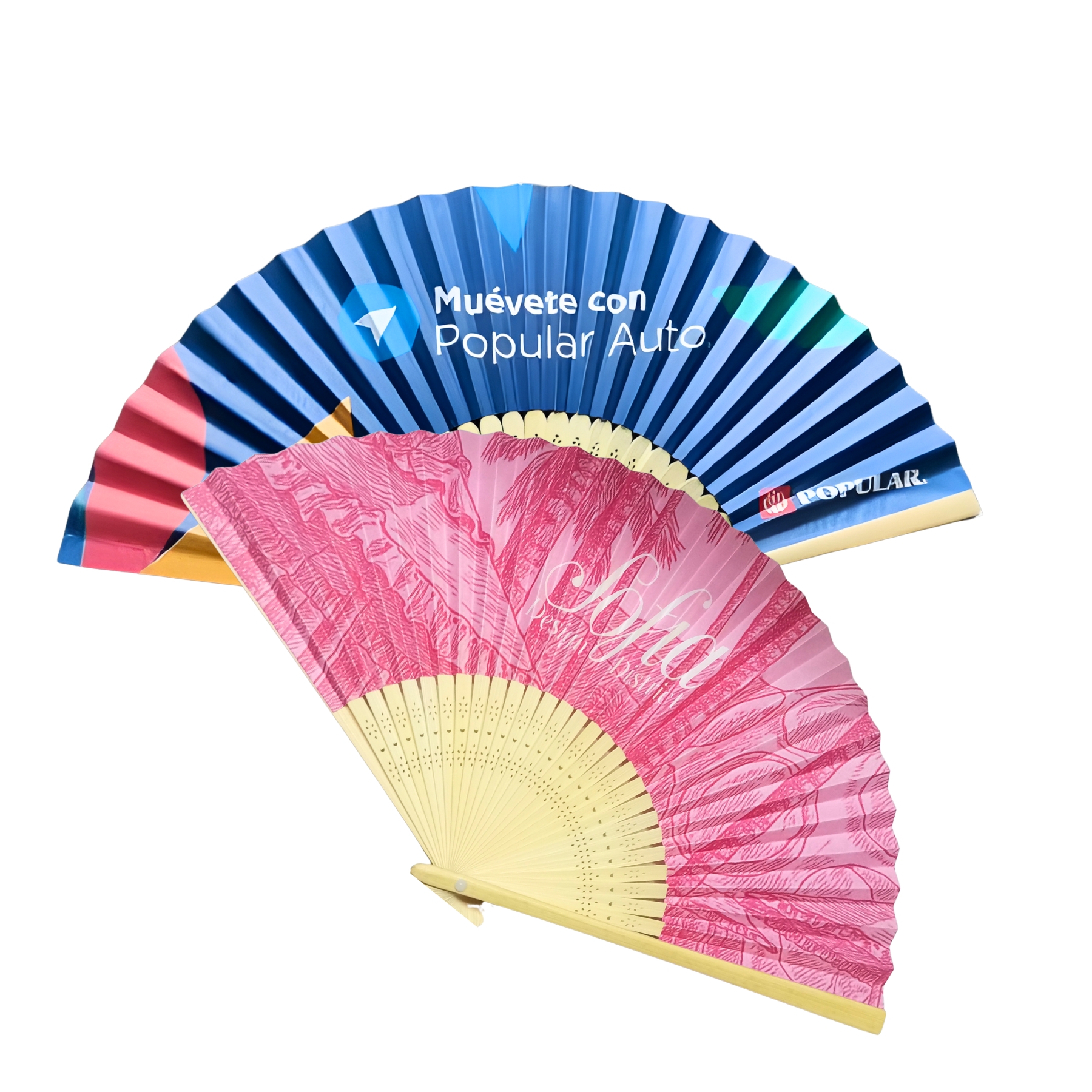 Bamboo Paper Hand Fan - Image 2