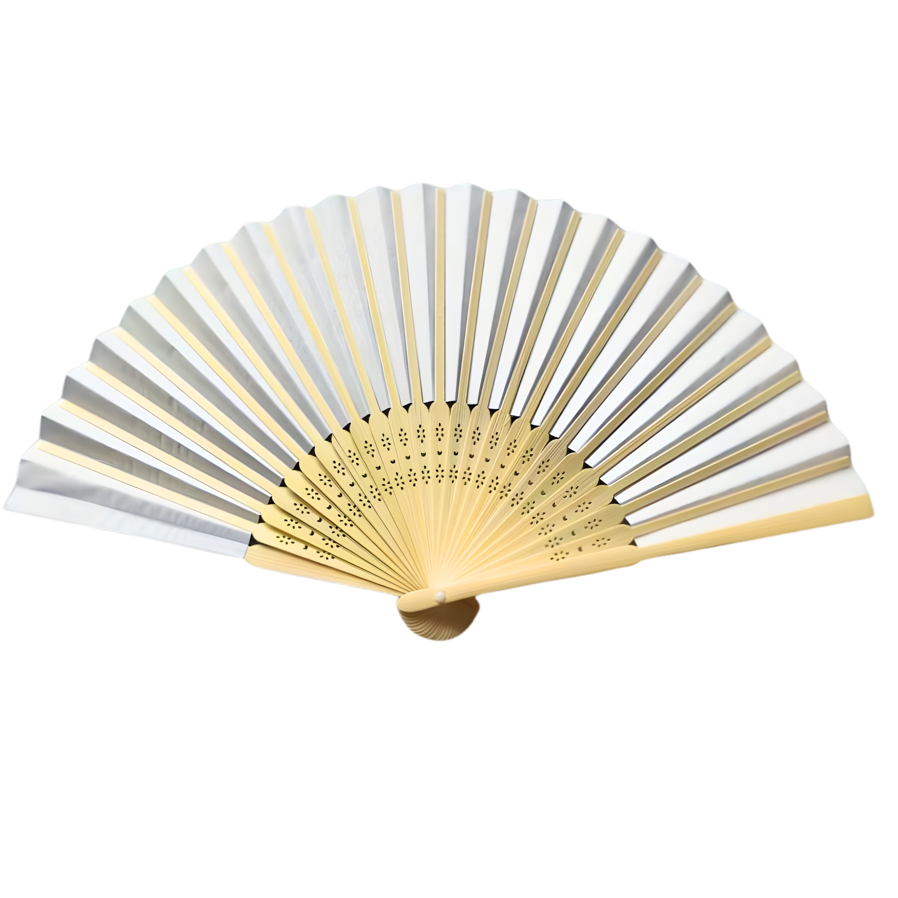 Bamboo Paper Hand Fan - Image 3