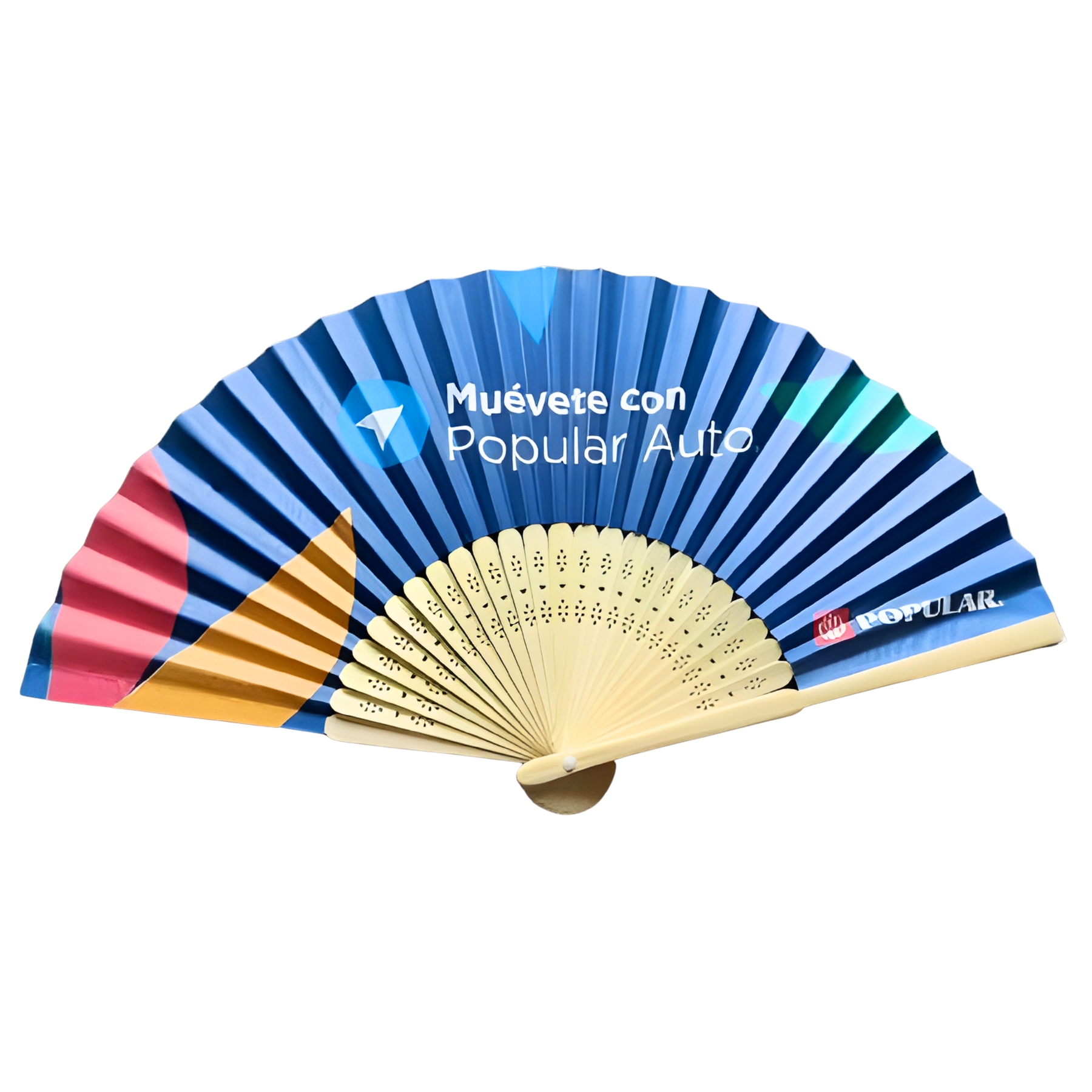 Bamboo Paper Hand Fan - Image 4