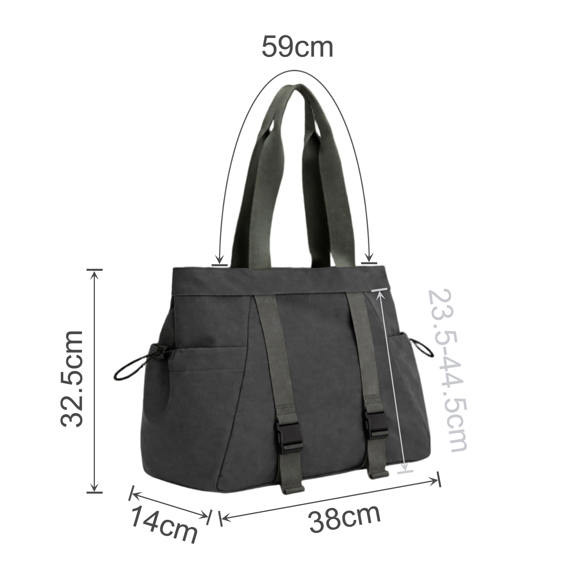 Lightweight Tote Bag With Yoga Mat Straps - Image 6
