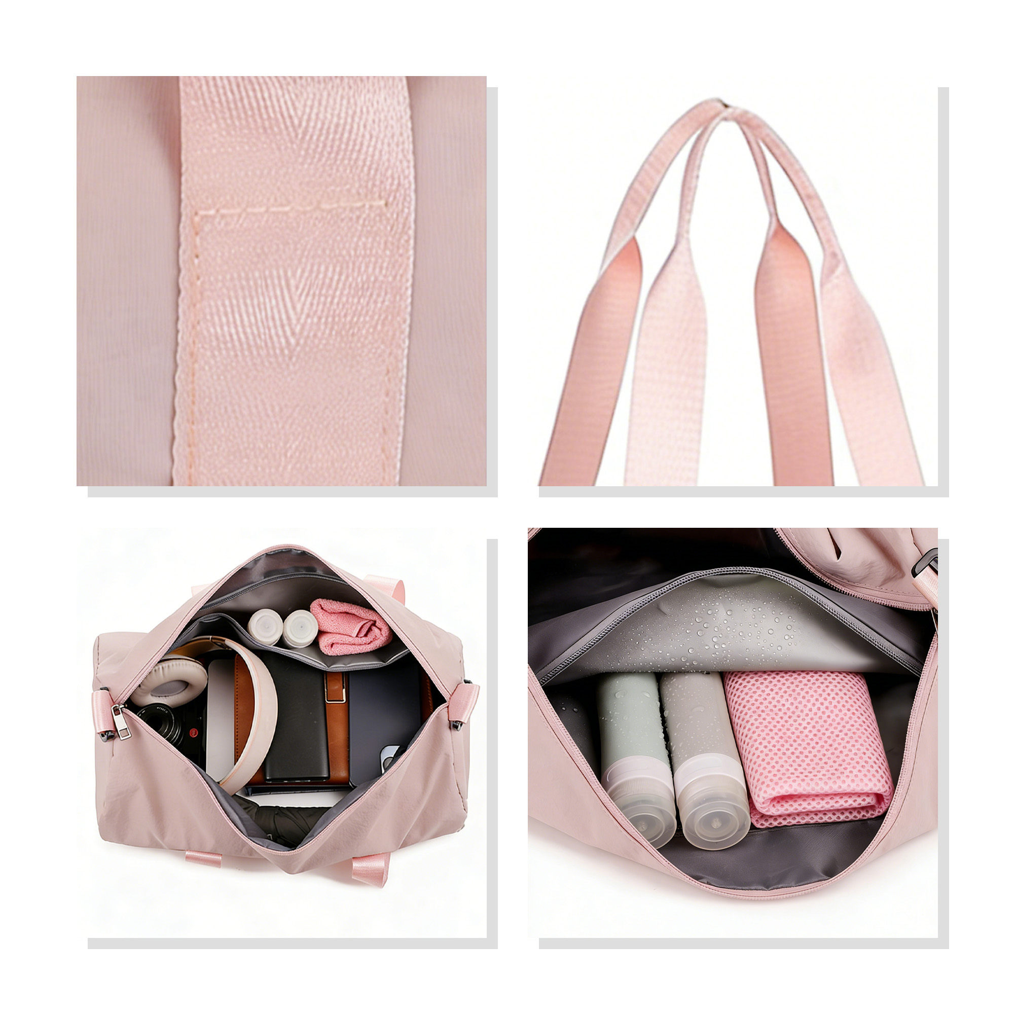 Bucket Duffle Bag With Wide Straps - Image 10