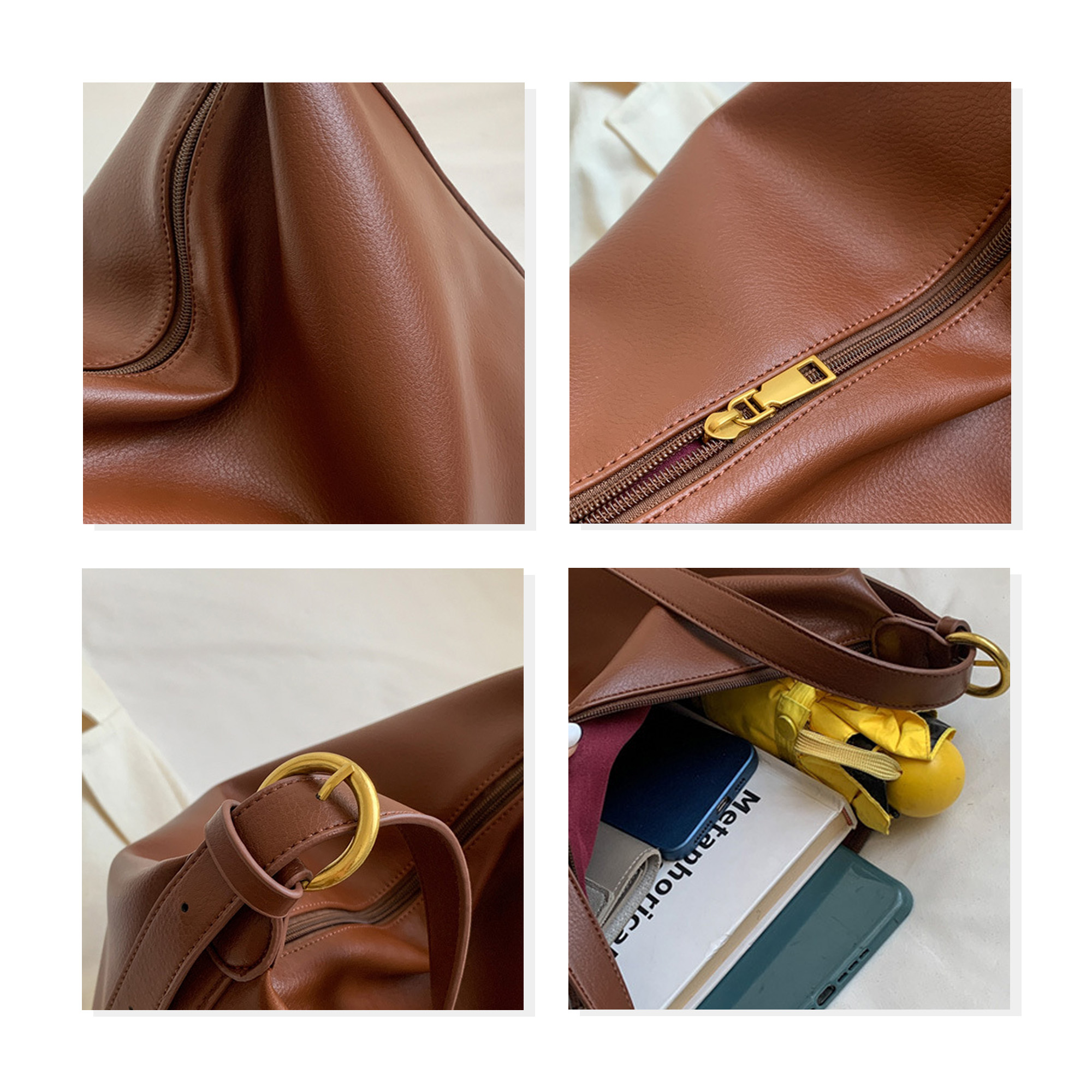 Dumpling Polyurethane Tote Bag - Image 8