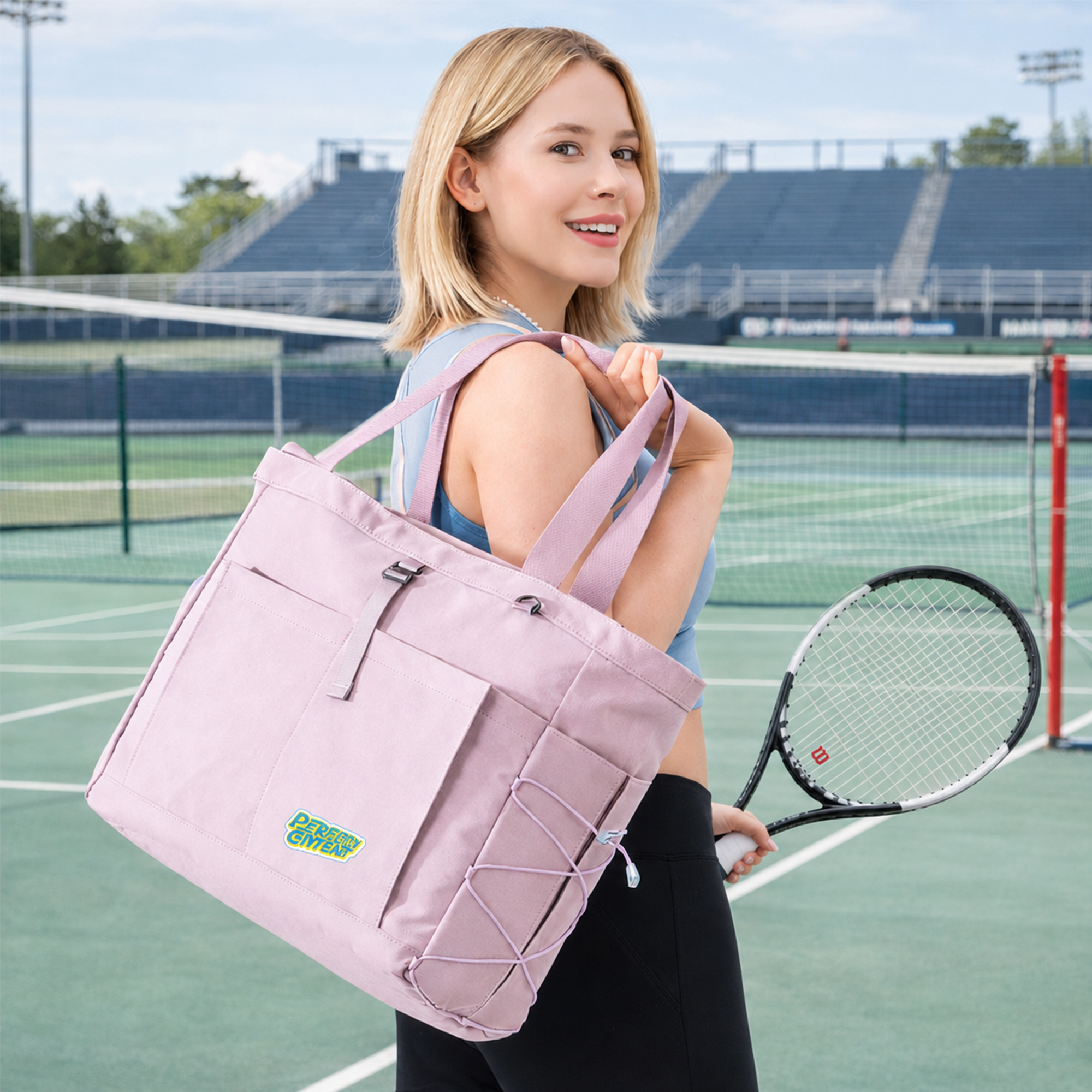 Lightweight Tennis Tote Bag - Image 10