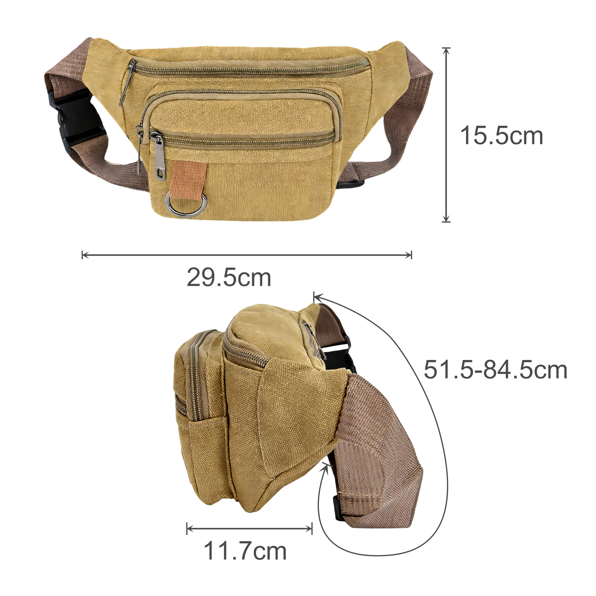 Canvas Waist Bag - Image 6