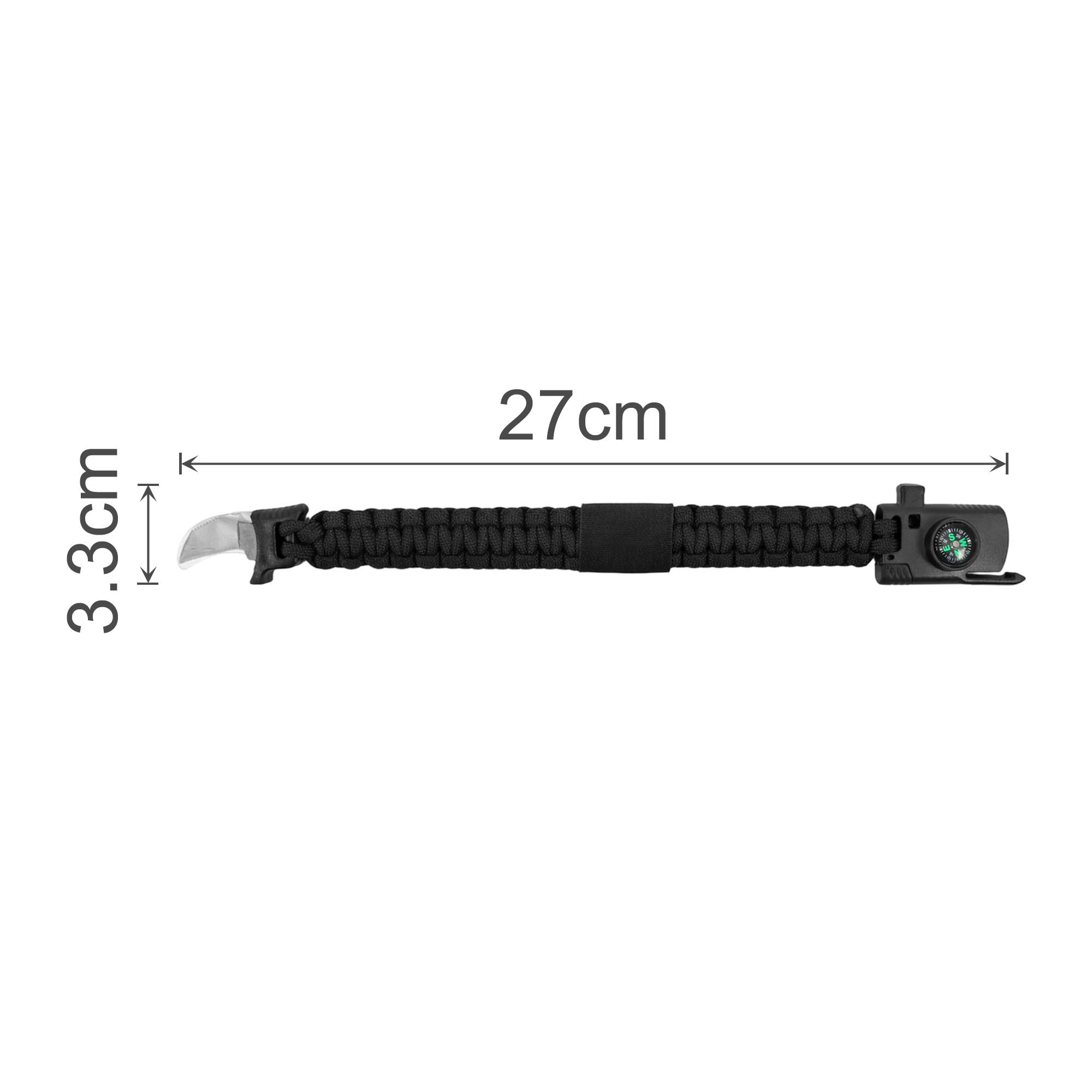 4 in 1 Outdoor Paracord Survival Bracelet - Image 6