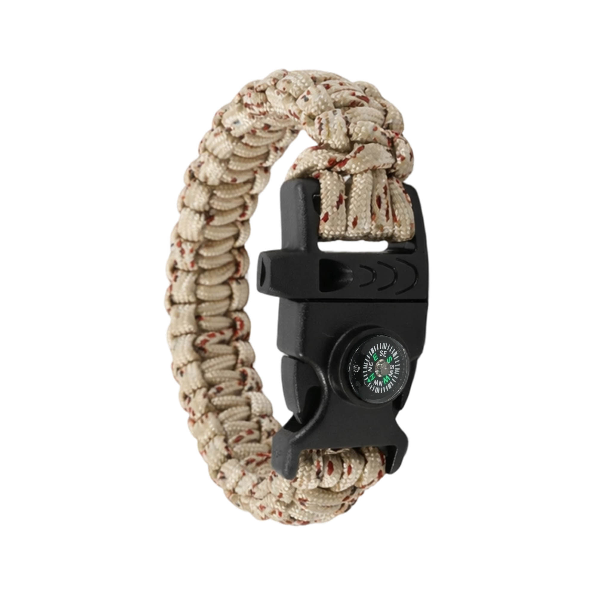 3 in 1 Emergency Survival Bracelet with Whistle and Compass, Survival Kit - Image 5