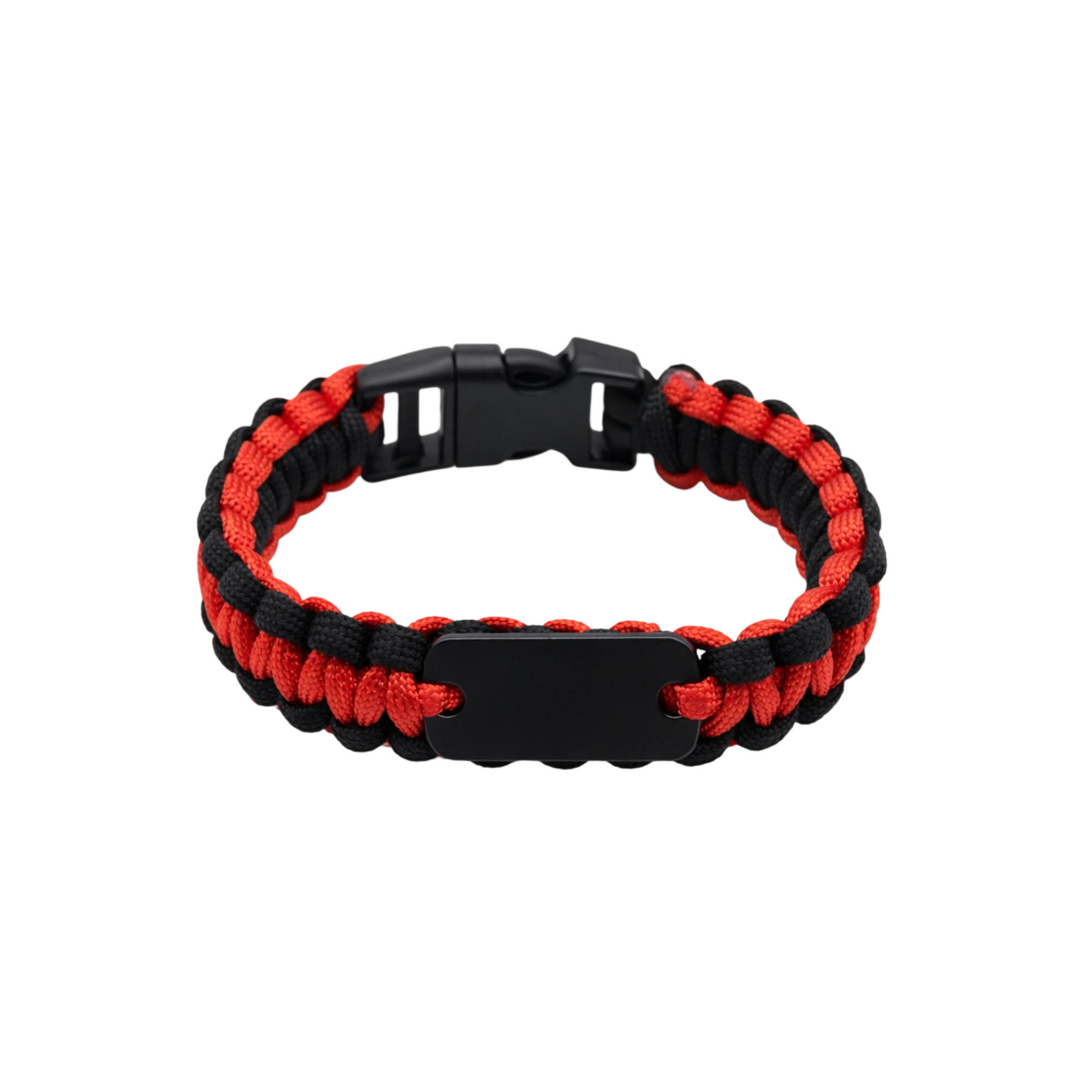 Paracord Bracelet with Metal Plate - Image 3