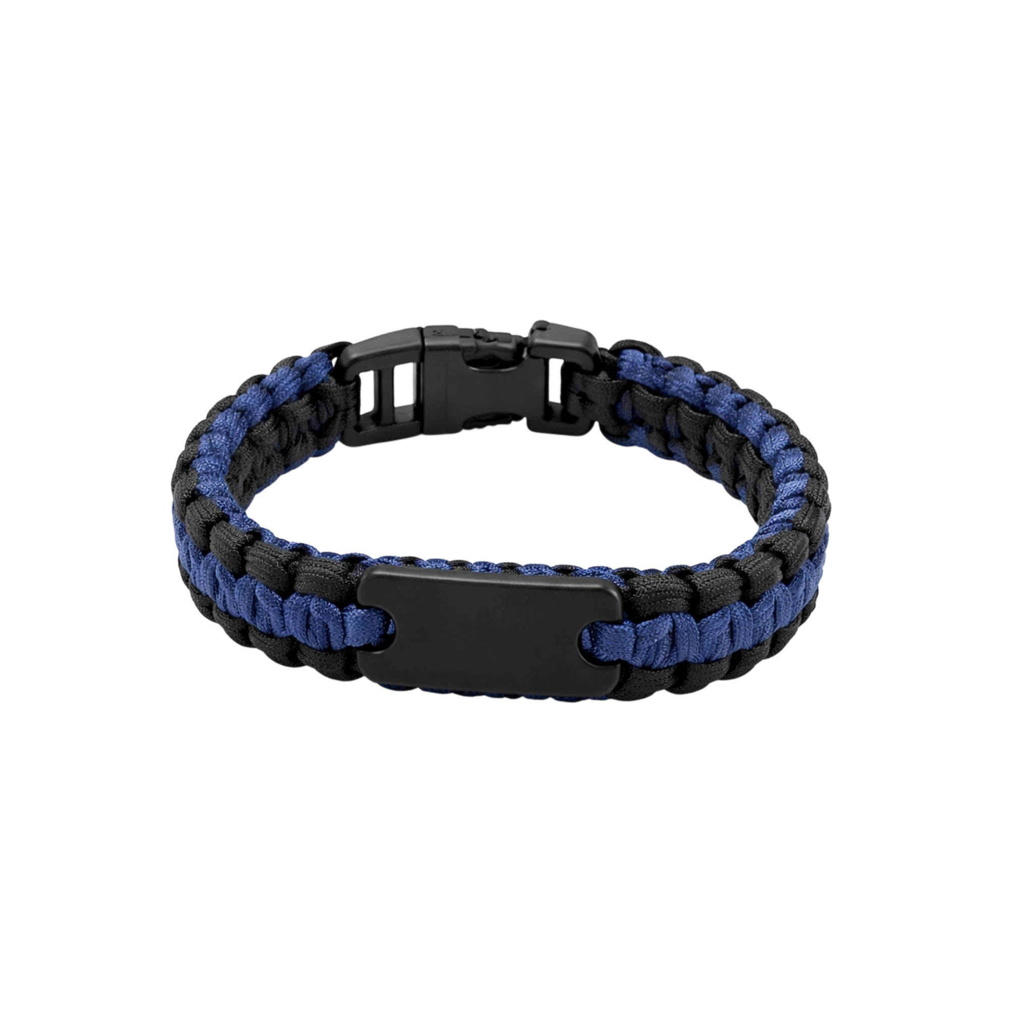 Paracord Bracelet with Metal Plate - Image 2