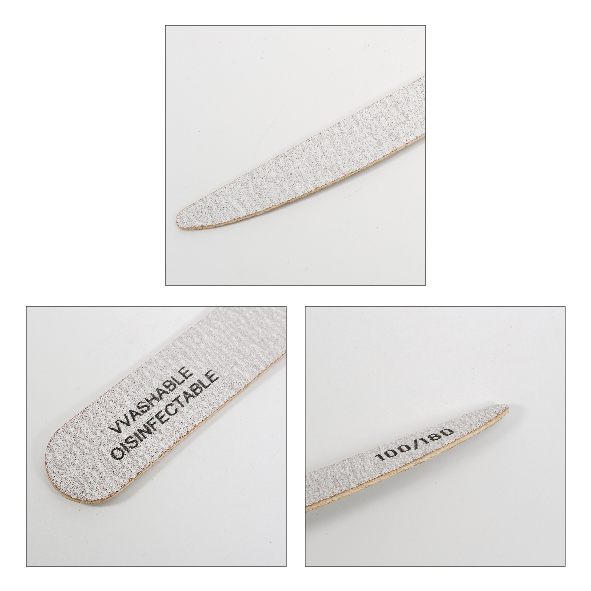 Pack of 50 Wooden Knife Shape Nail Files - Image 6
