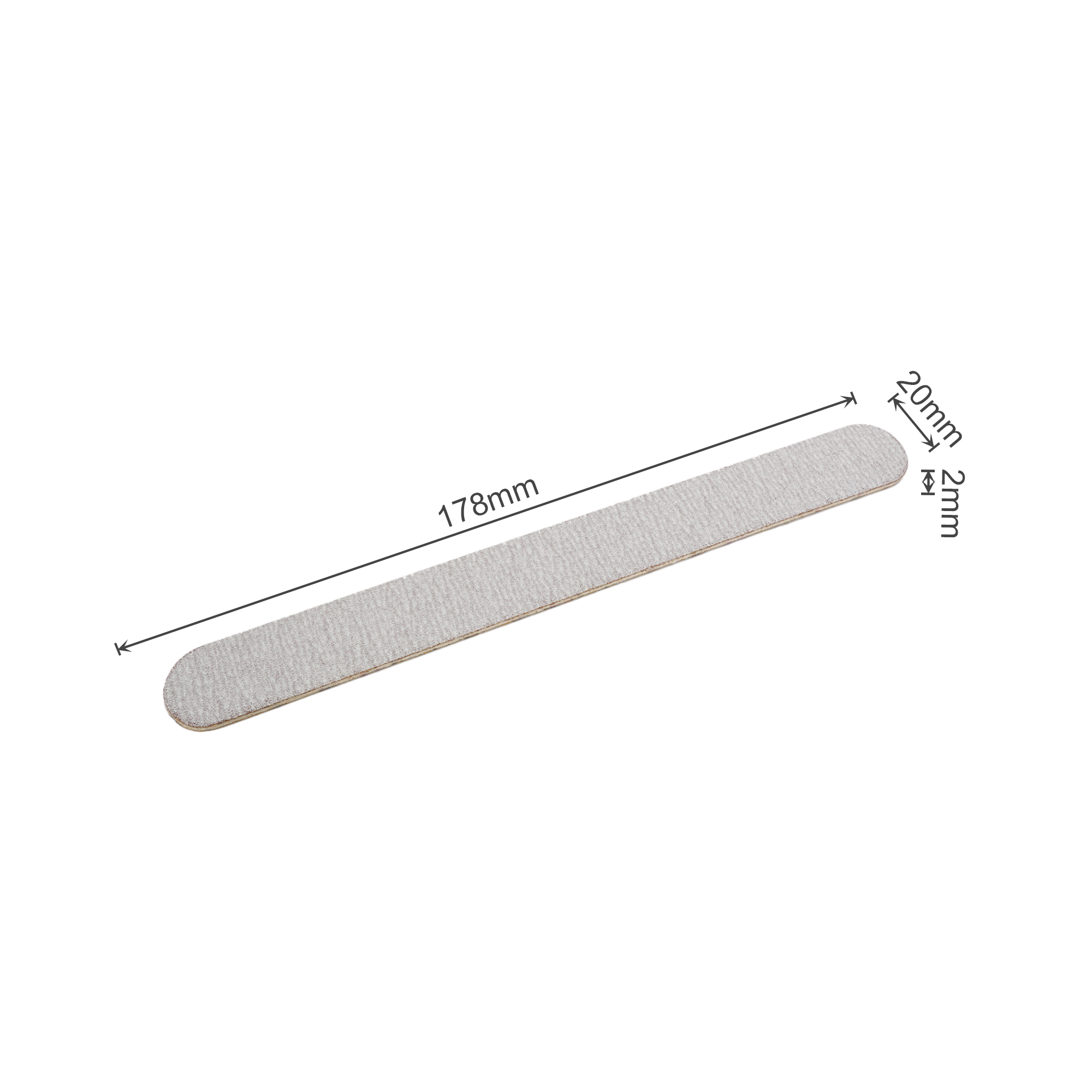 Pack of 50 Wooden Straight Shape Nail Files - Image 4