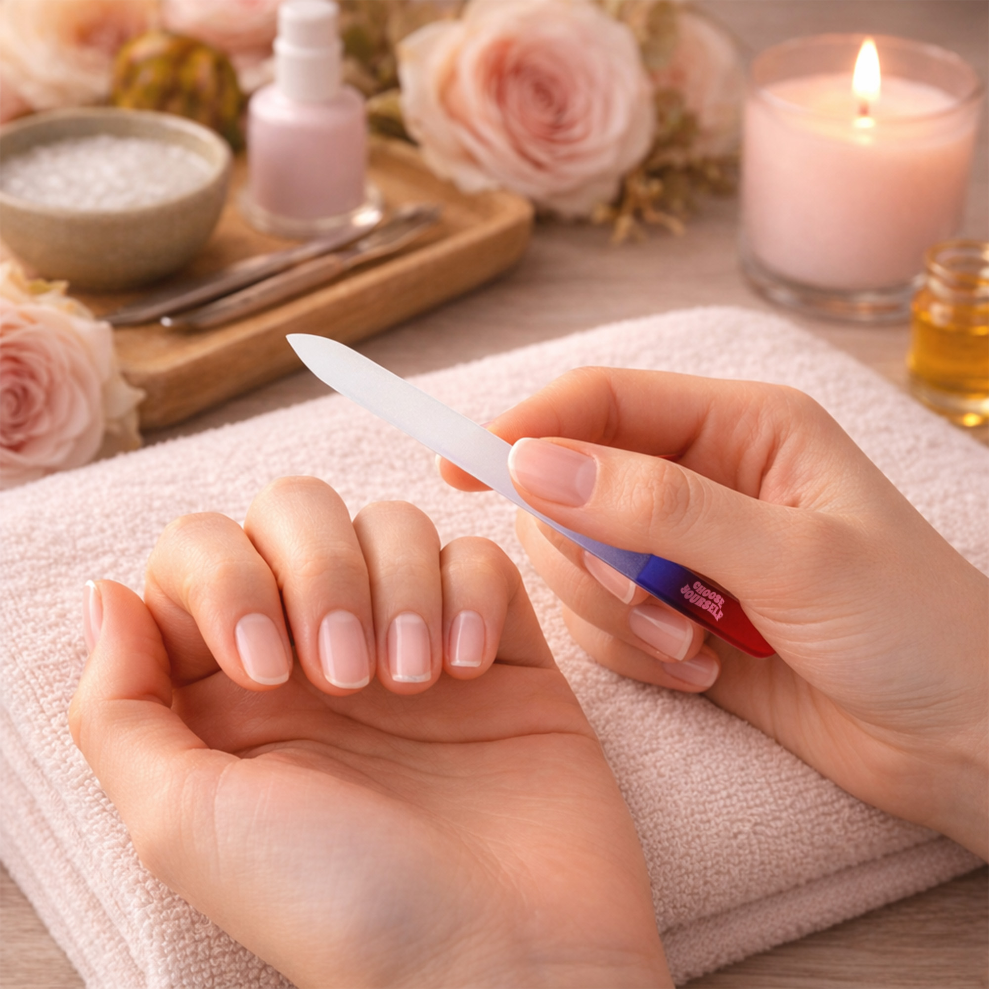 Gradient Coloured Glass Nail File - Image 11