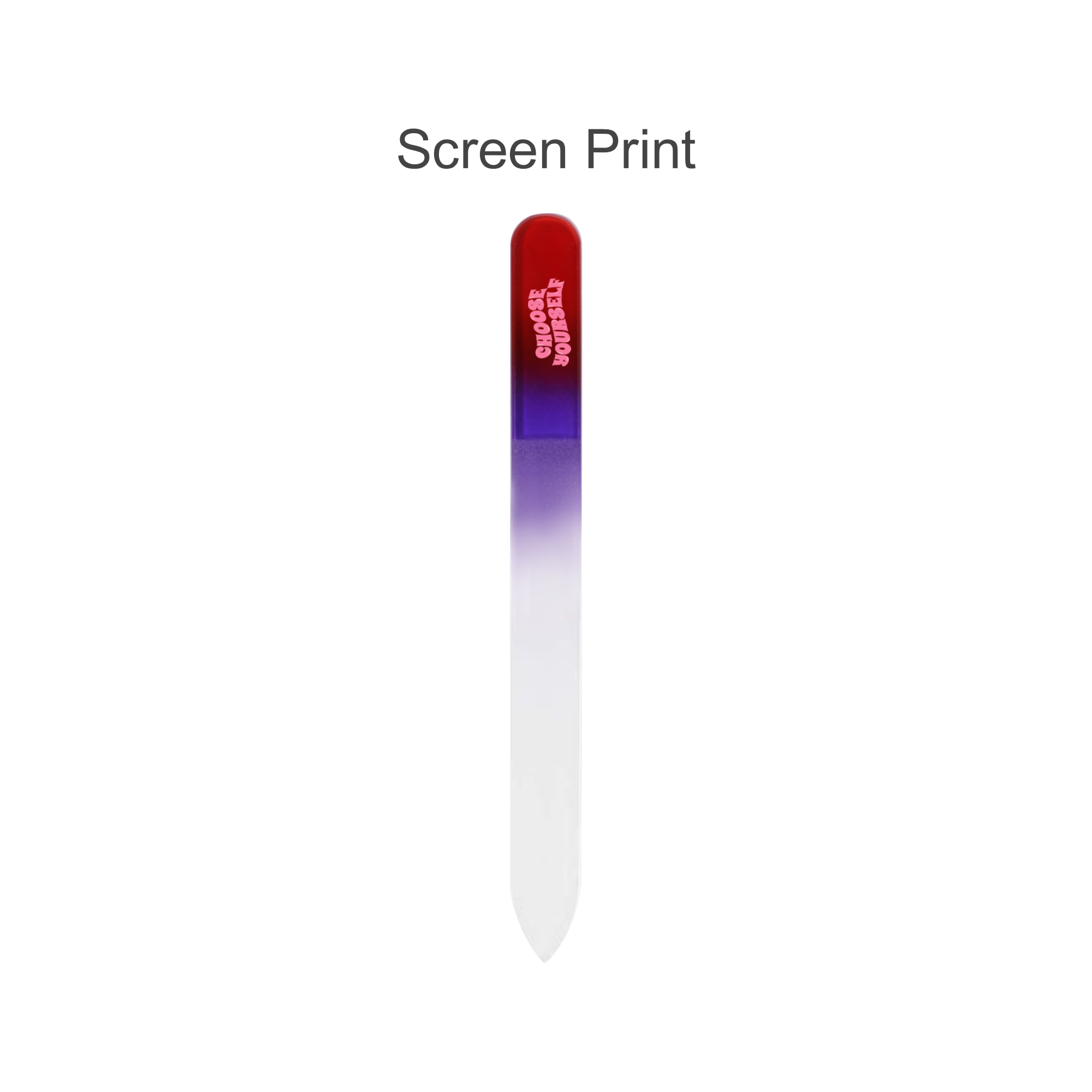 Gradient Coloured Glass Nail File - Image 8