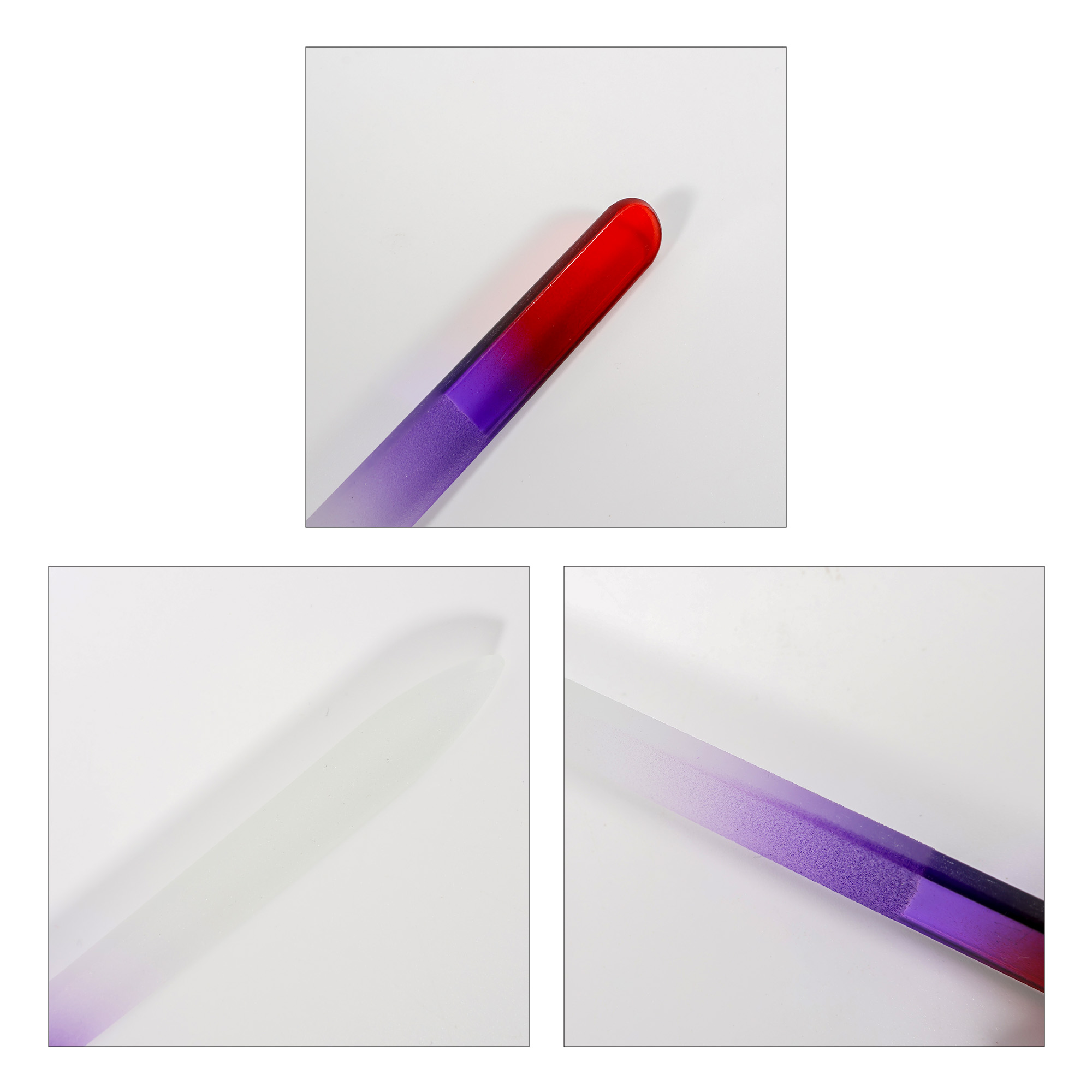 Gradient Coloured Glass Nail File - Image 9
