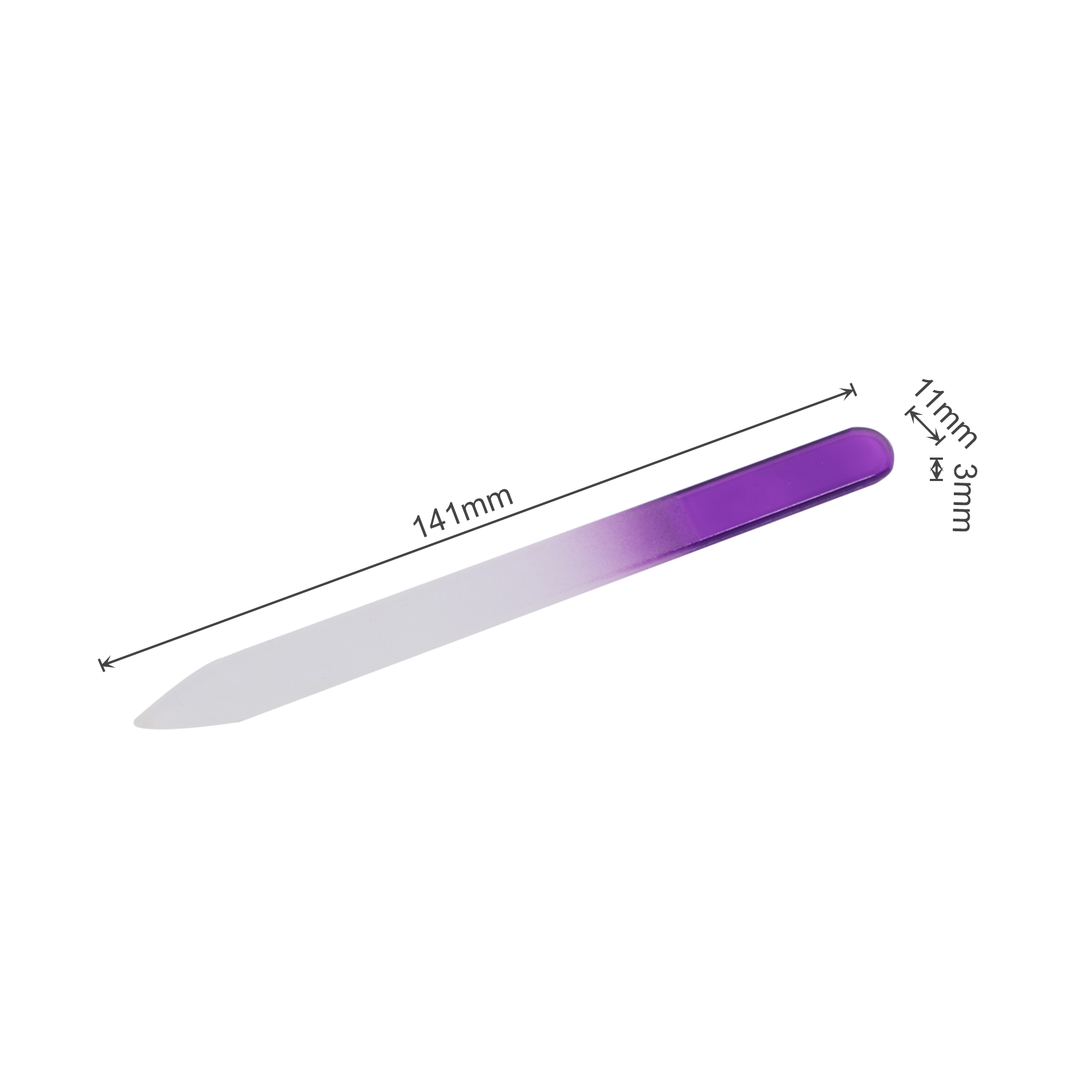 Transparent Crystal Glass Nail File - Image 7