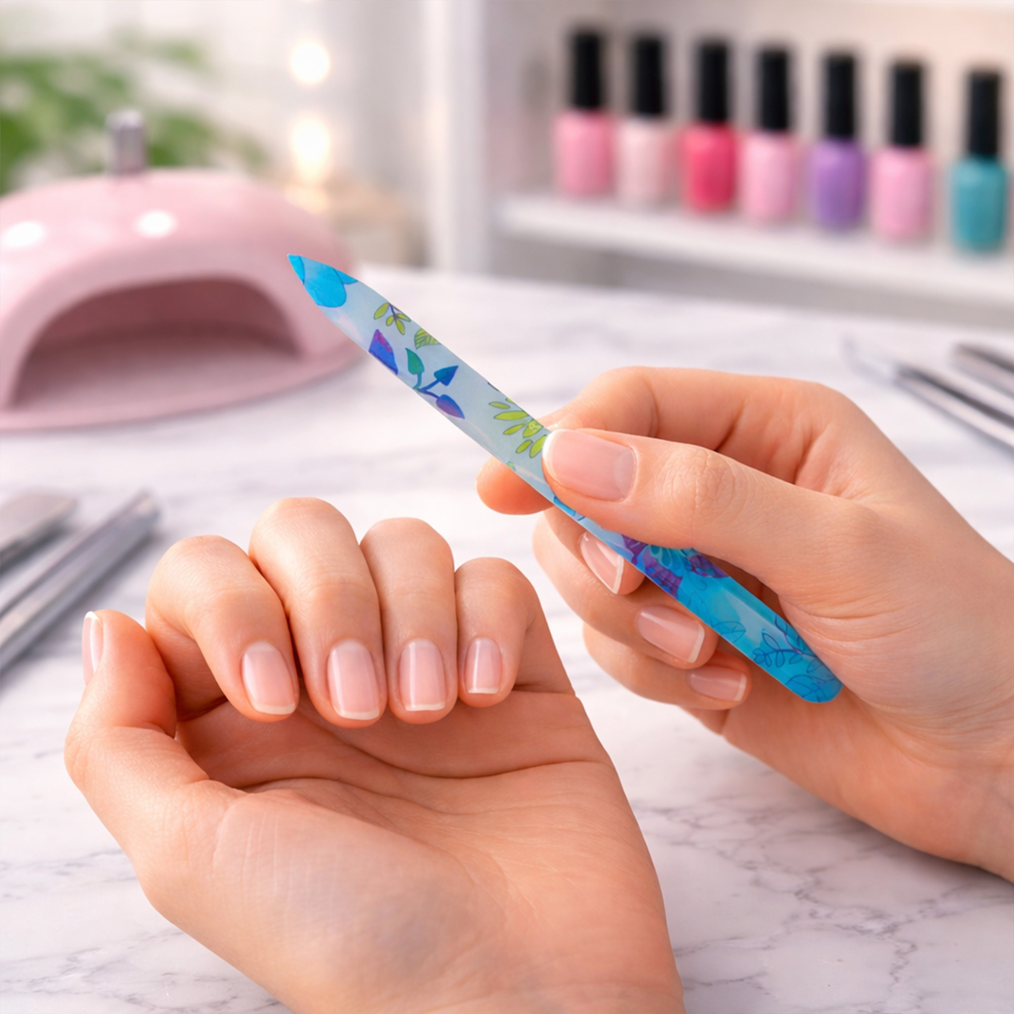 Transparent Crystal Glass Nail File - Image 11
