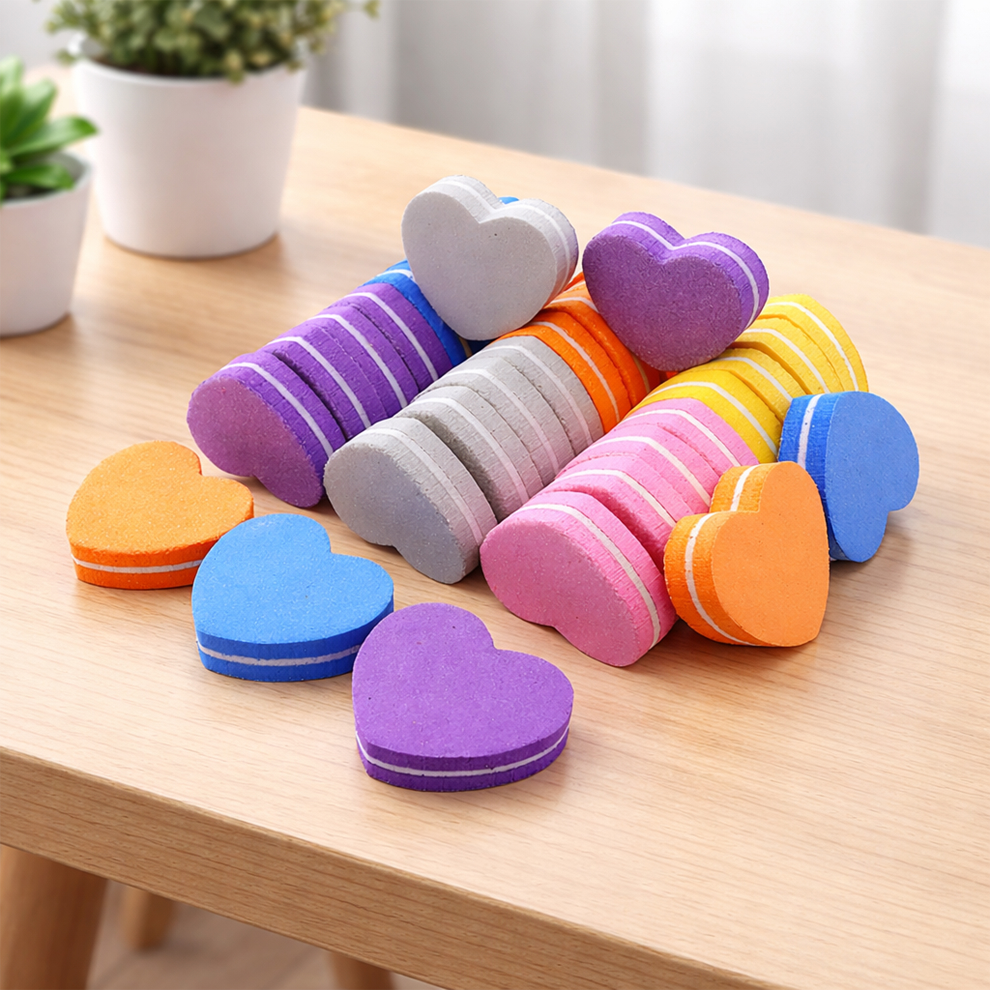 Pack of 50 Heart-Shaped Nail Files - Image 11