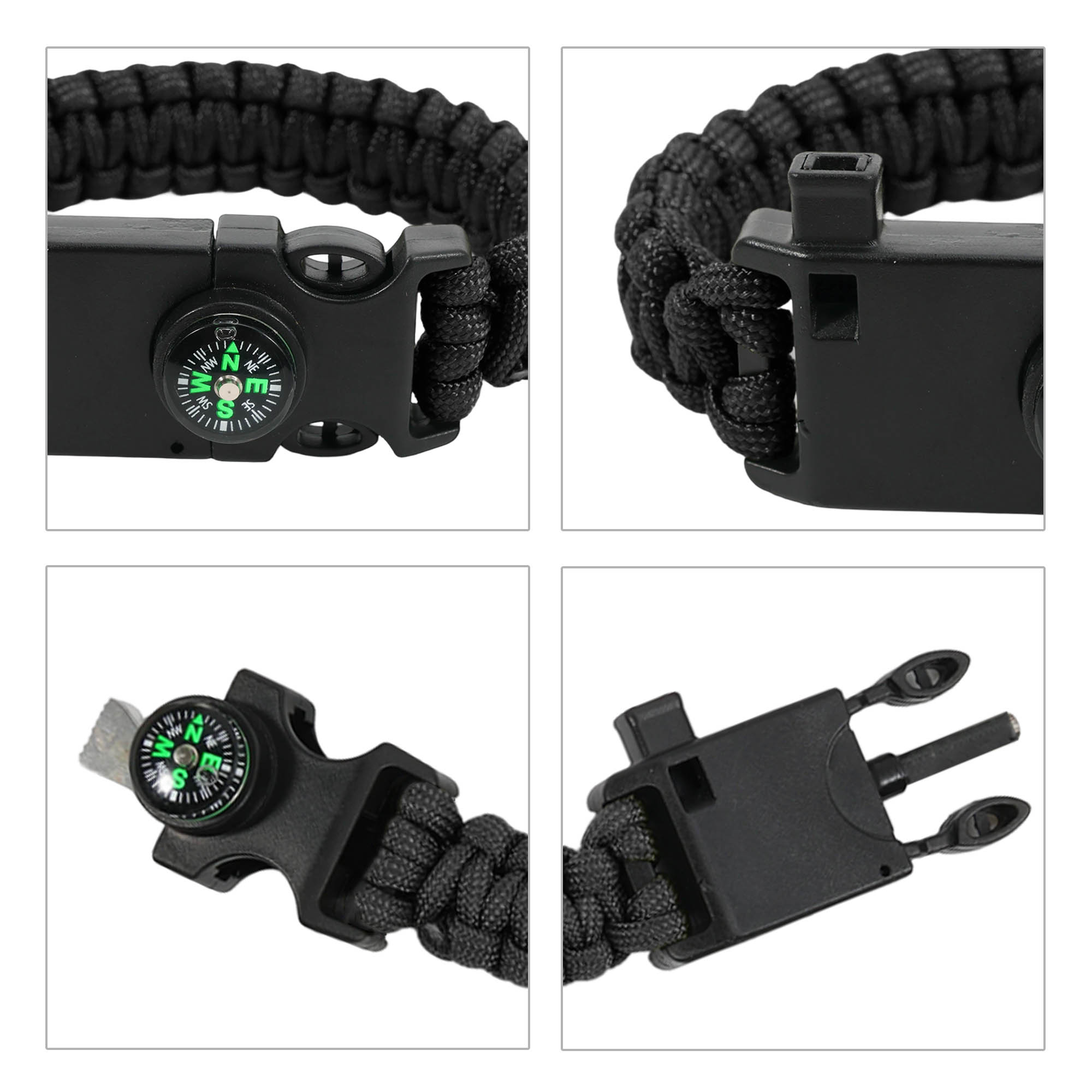 6 in 1 Paracord Survival Bracelet - Image 6