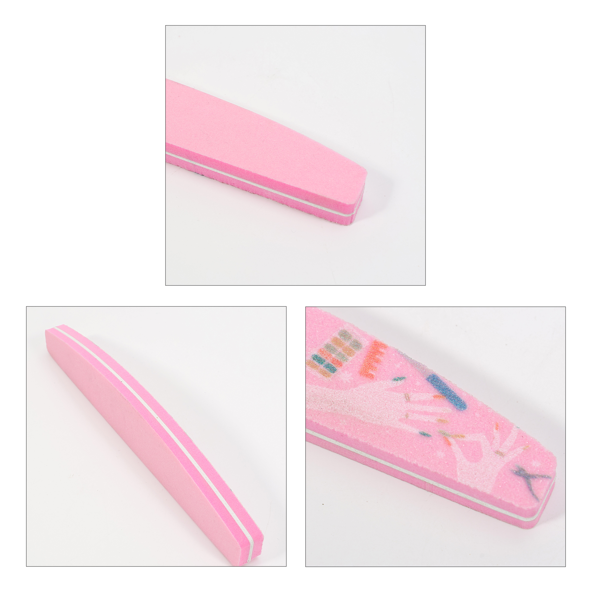 Sponge Half Moon Shape Nail File - Image 10