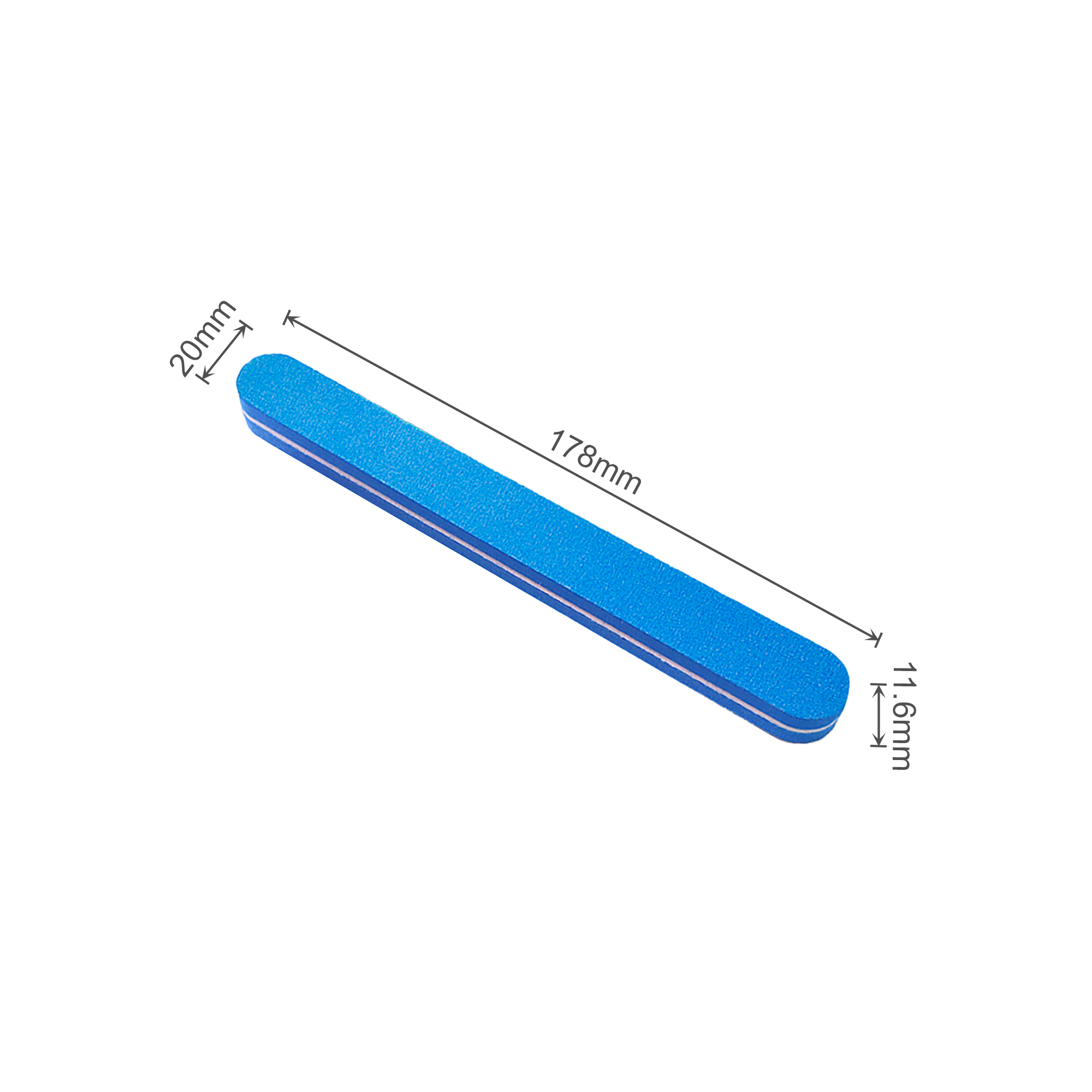 Sponge Straight Shape Nail File - Image 8