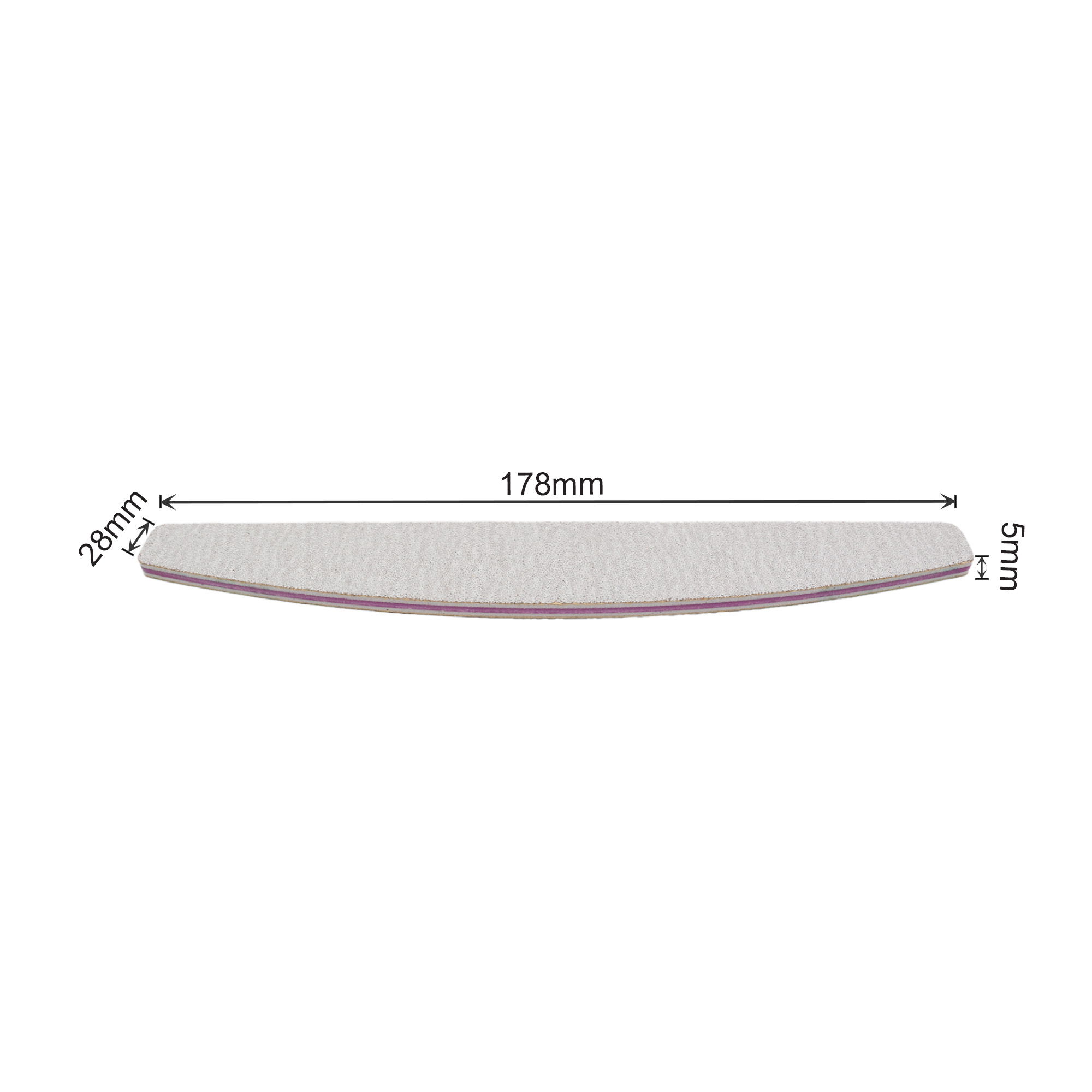 Half Moon Shape Nail File - Image 4