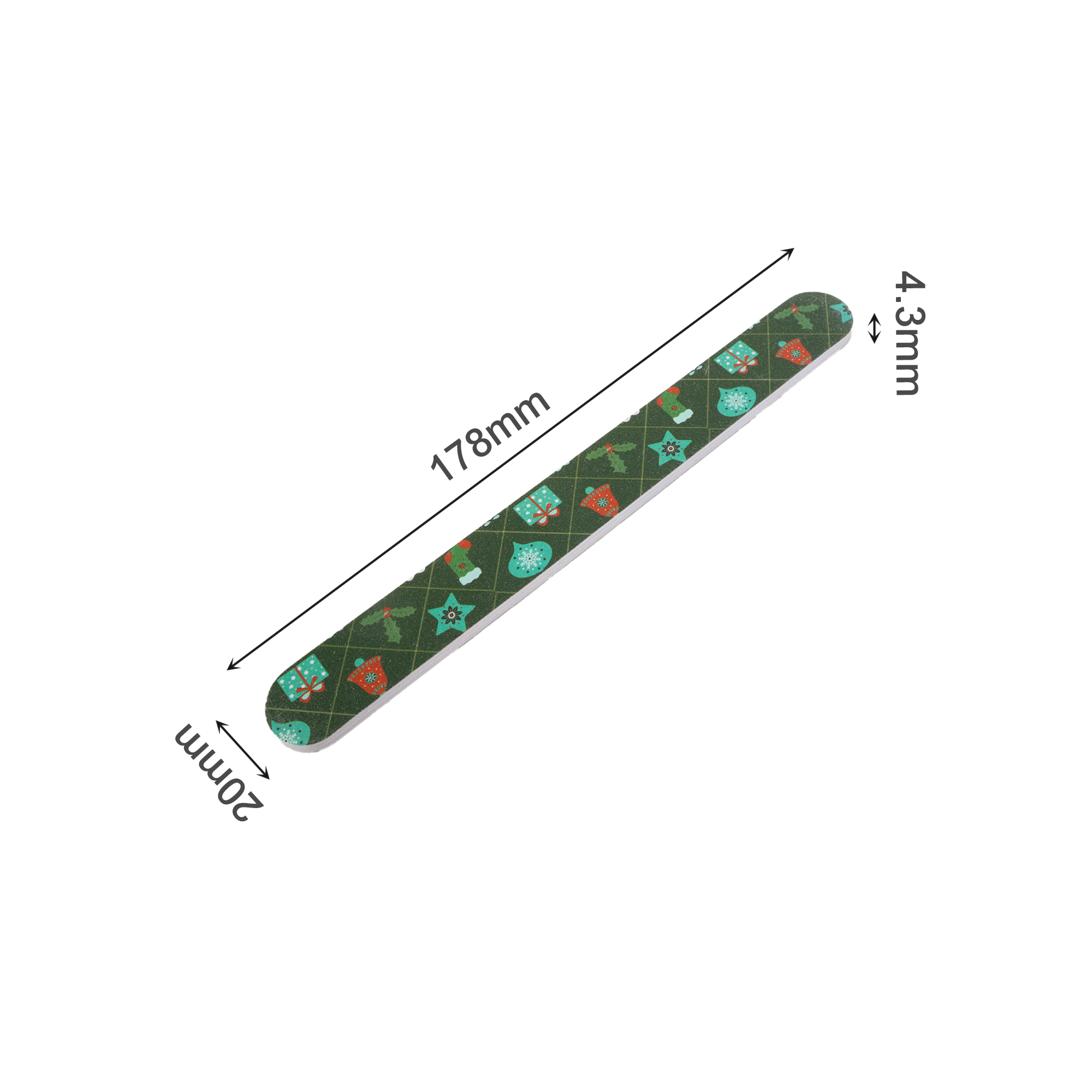 Full colour Print Sandpaper Nail File - Image 3