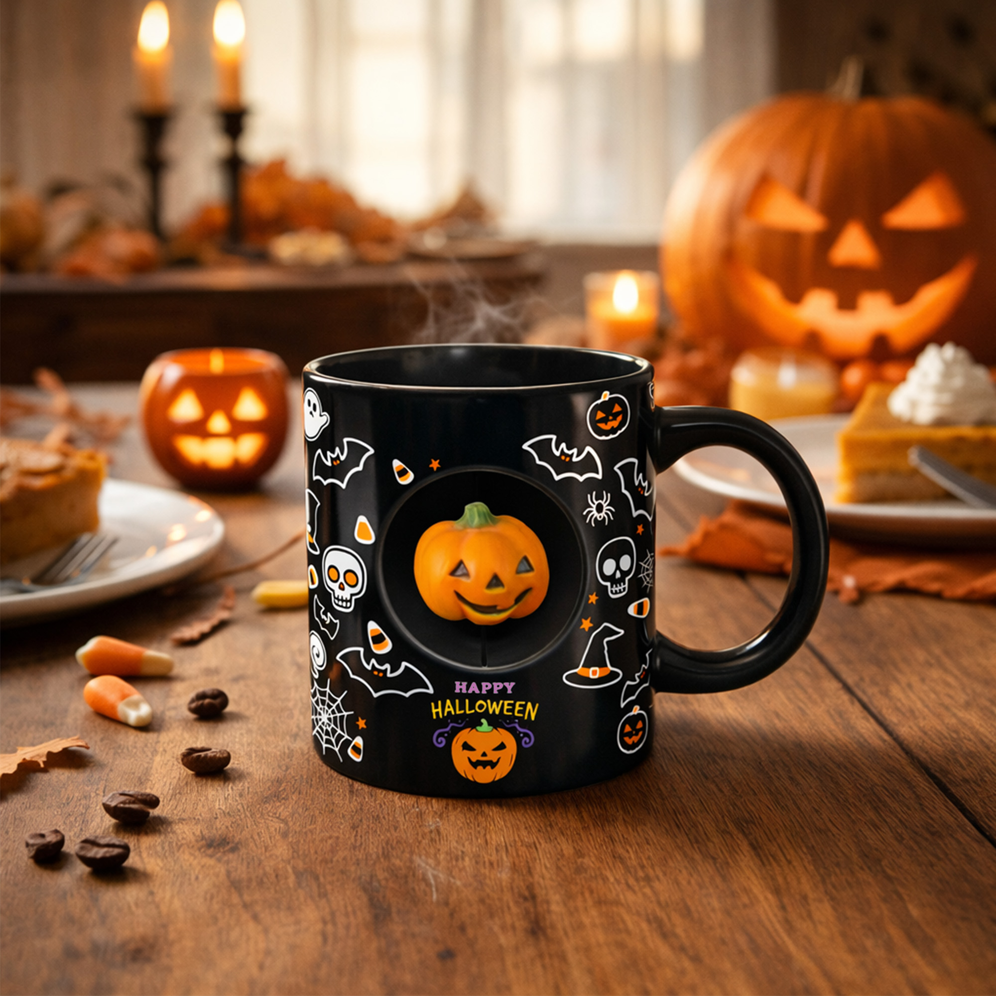 Ceramic Coffee Mug with Custom Spinner Toy - Image 11