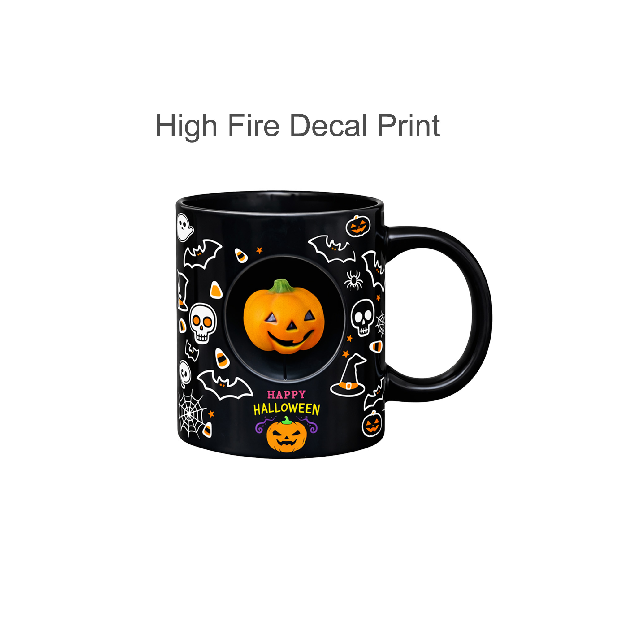 Ceramic Coffee Mug with Custom Spinner Toy - Image 9