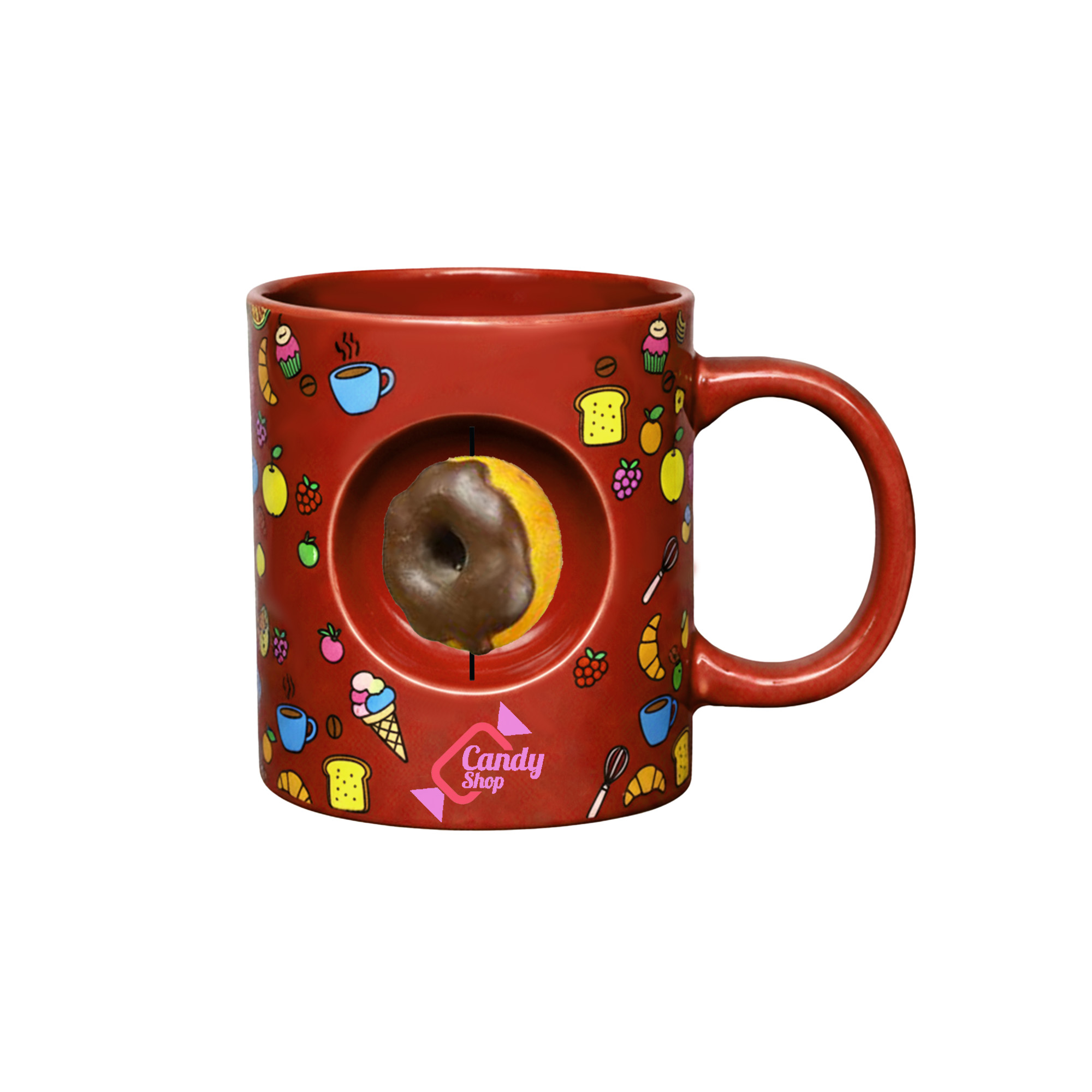 Ceramic Coffee Mug with Custom Spinner Toy - Image 6