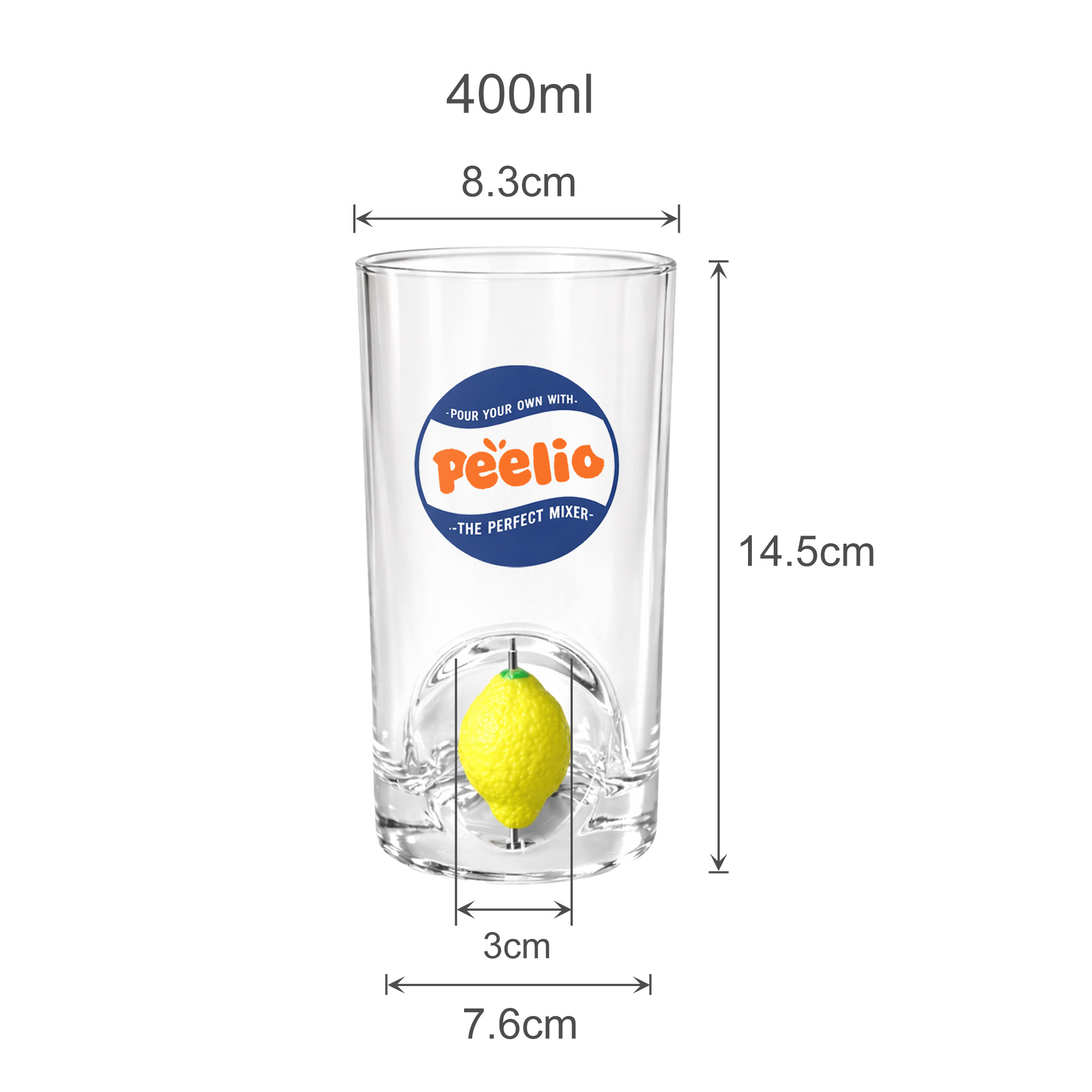 Glass Cup with Custom Spinner Toy - Image 6