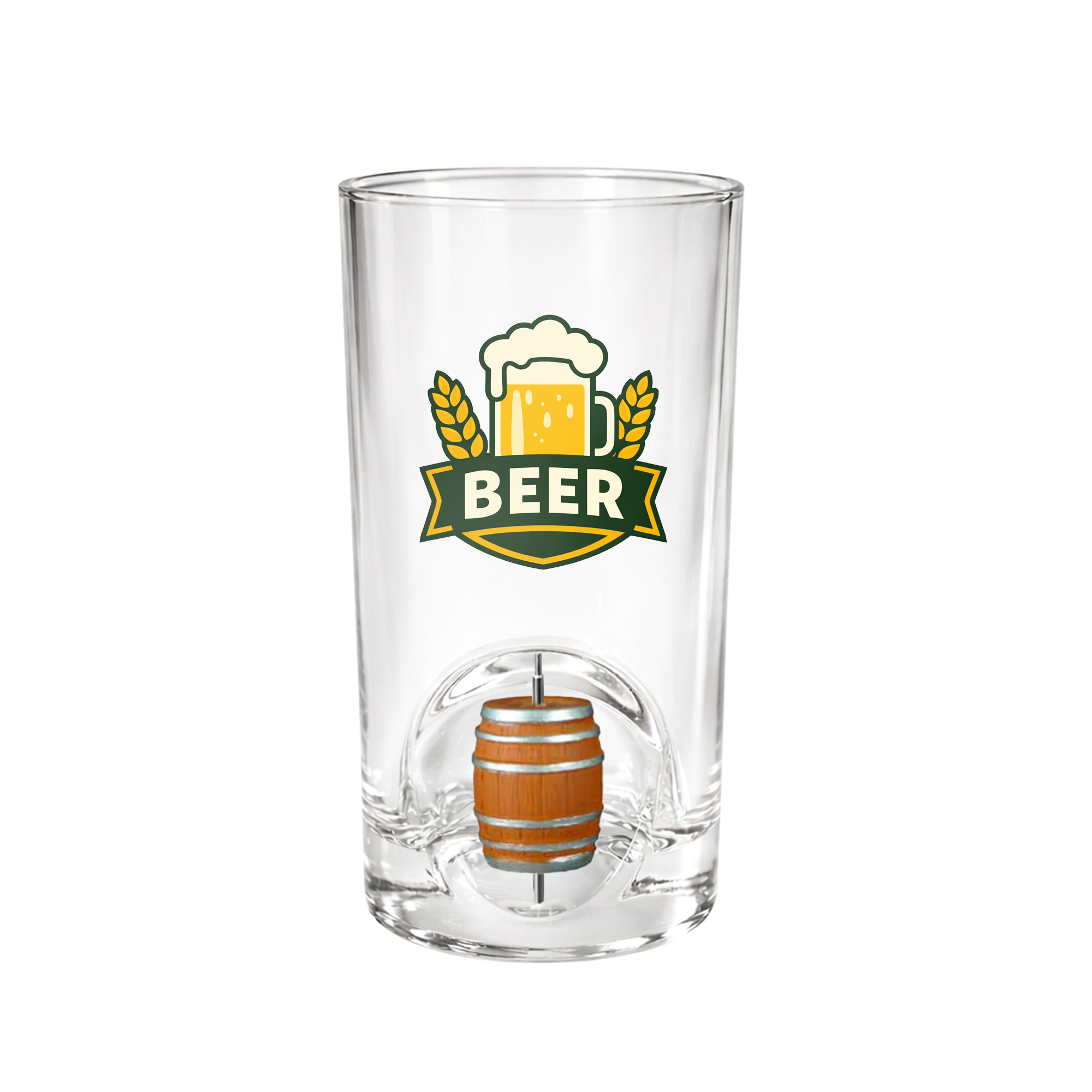 Glass Cup with Custom Spinner Toy - Image 5